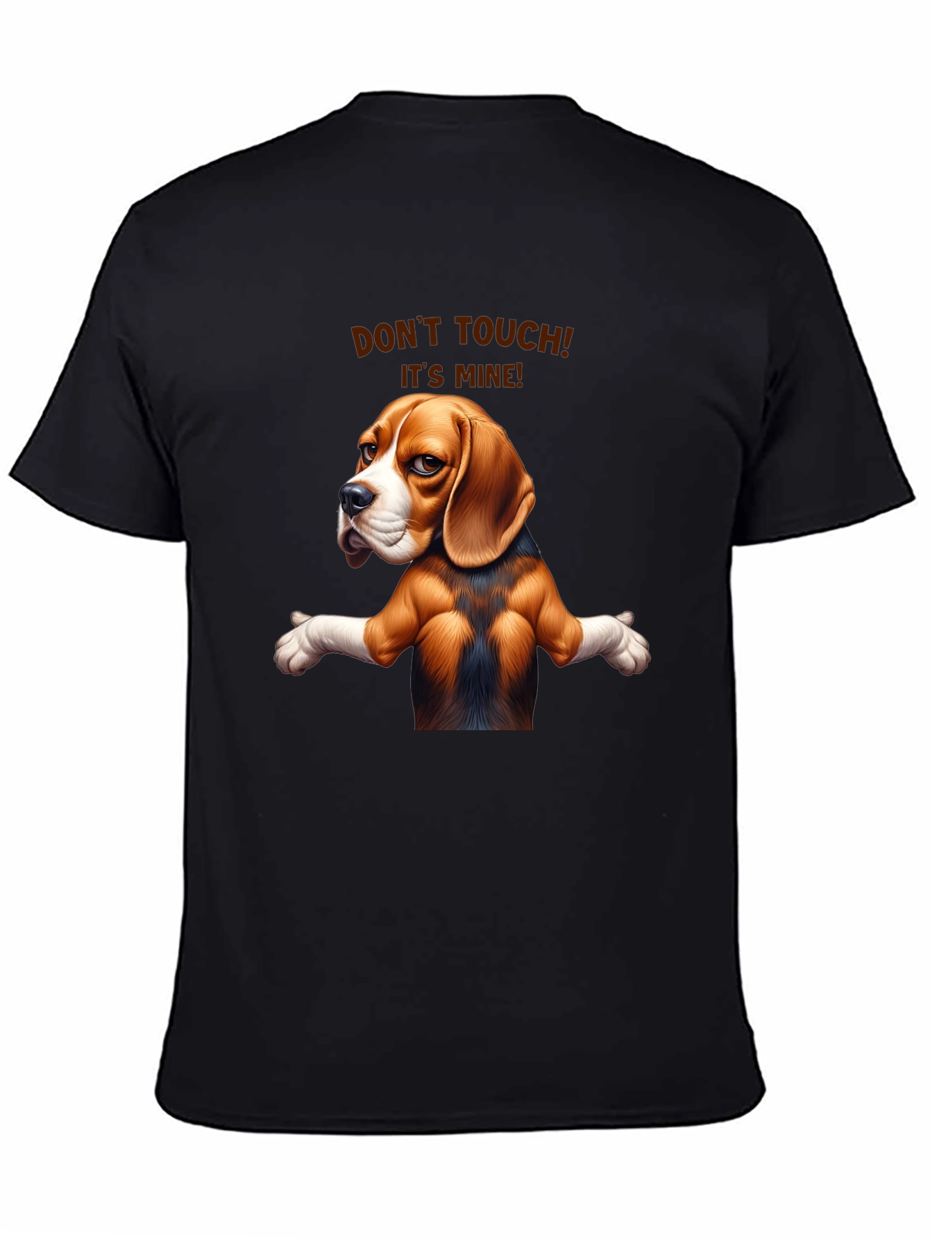 Funny Dog Graphic Tee - Dont Touch! Its Mine!
