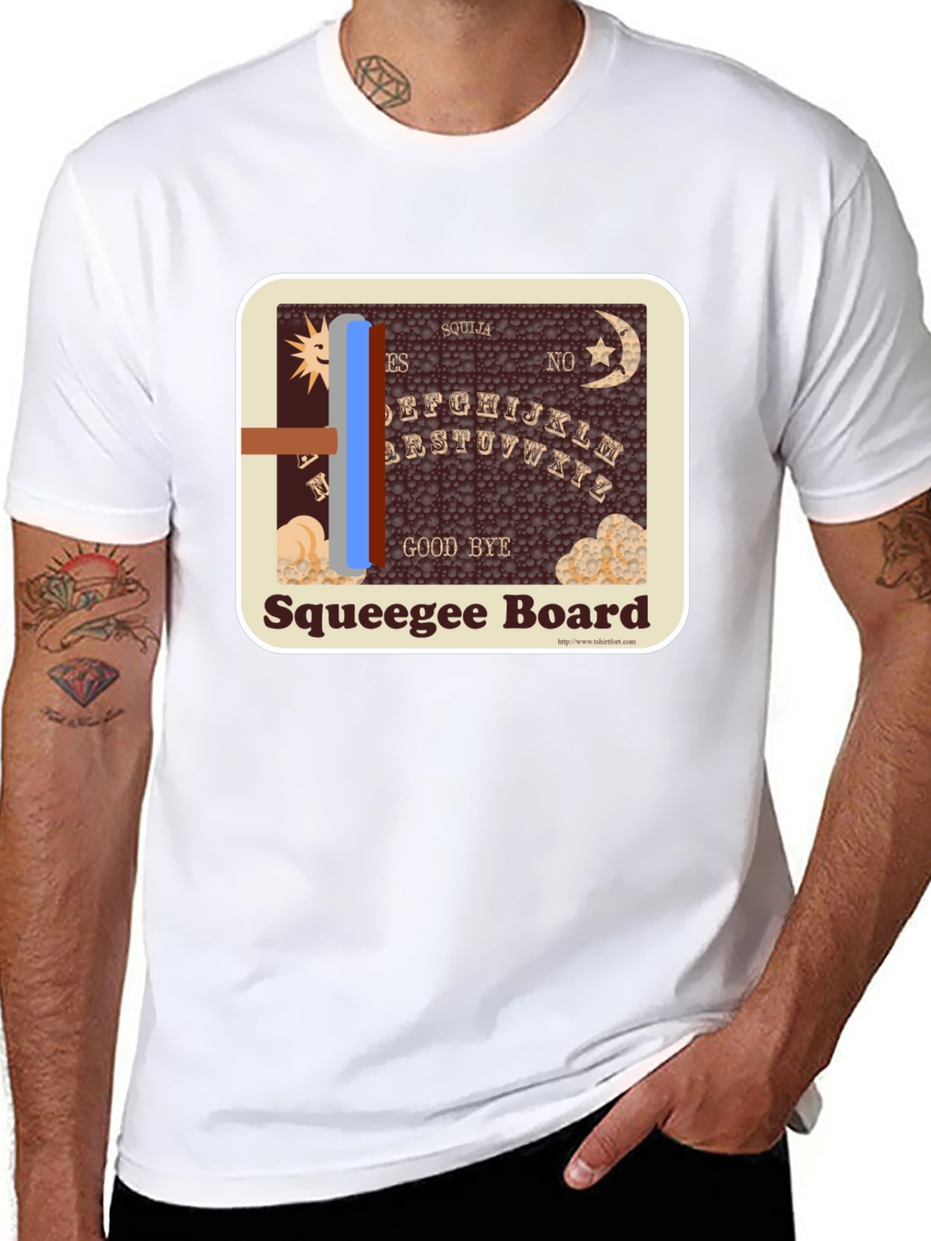Squeegee Board T-Shirt: Spirit Game Tee