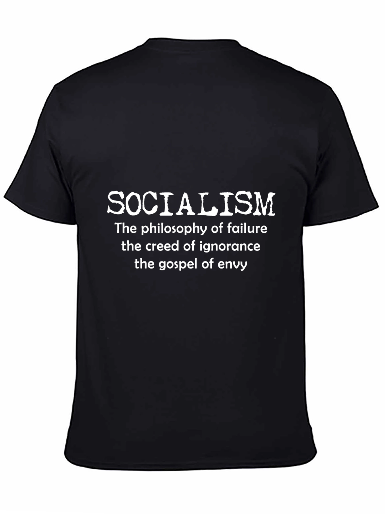 Anti-Socialism Philosophy Graphic T-Shirt