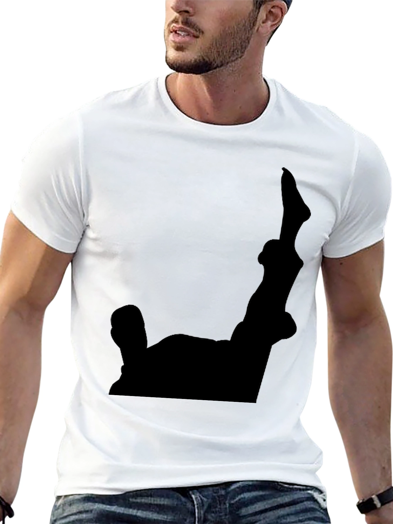 Black Graphic Tee - Statue of Liberty
