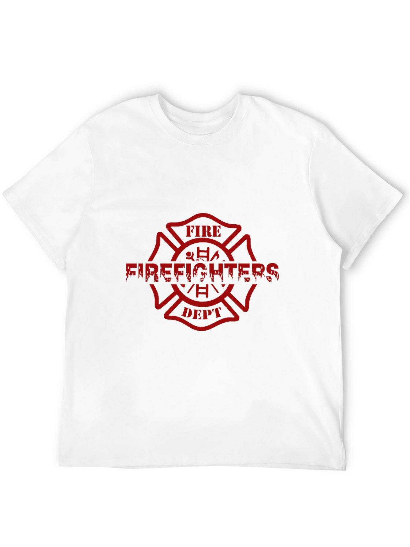 Firefighters Dept. Graphic Tee - Black Cotton Comfort