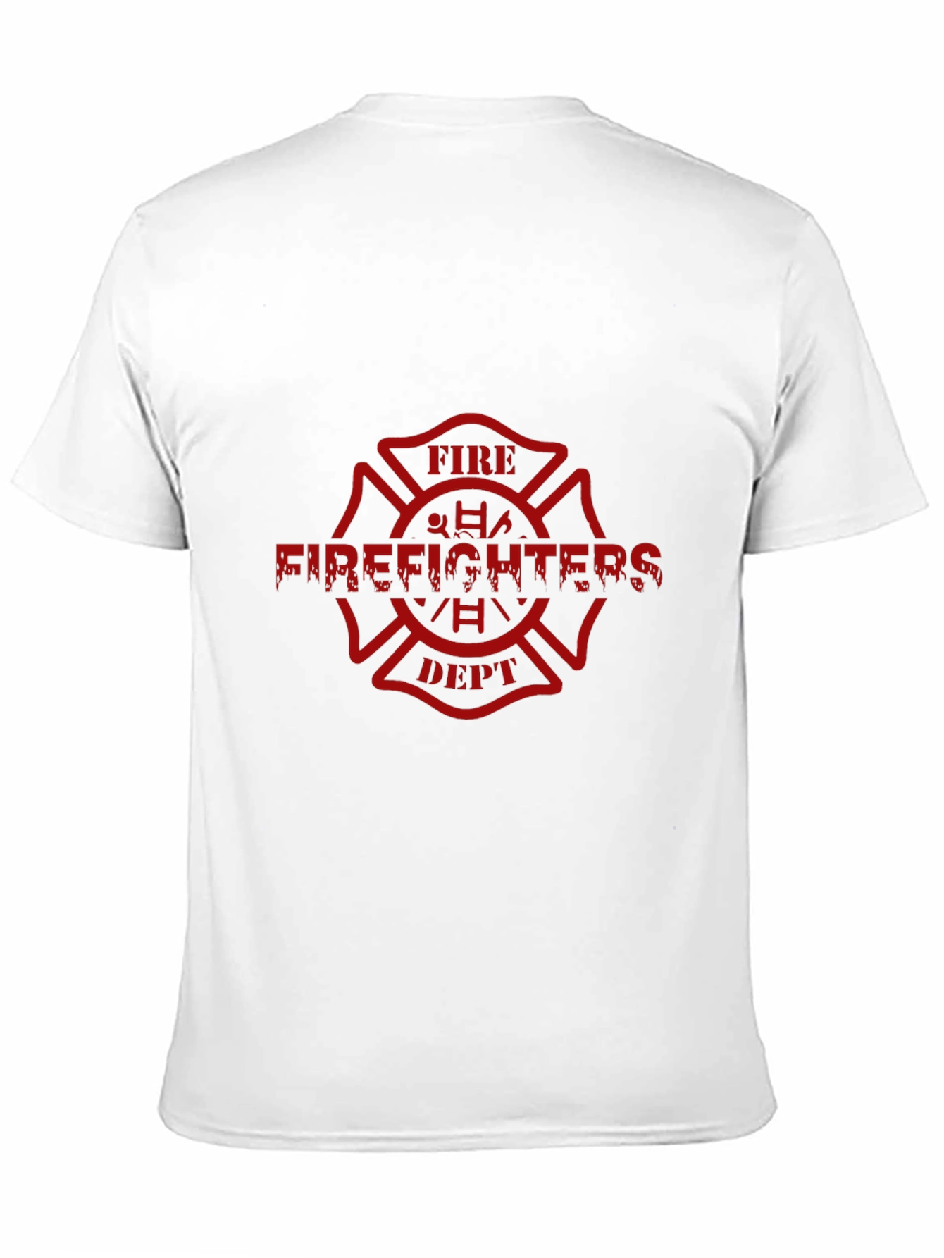 Firefighters Dept. Graphic Tee - Black Cotton Comfort