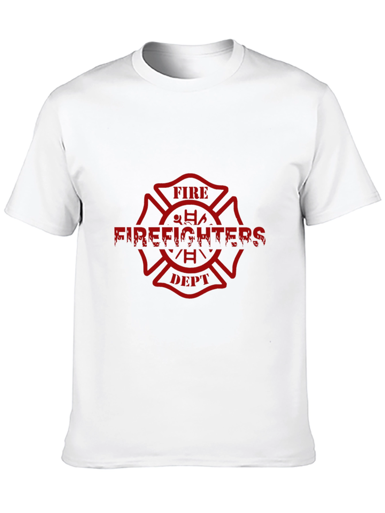 Firefighters Dept. Graphic Tee - Black Cotton Comfort
