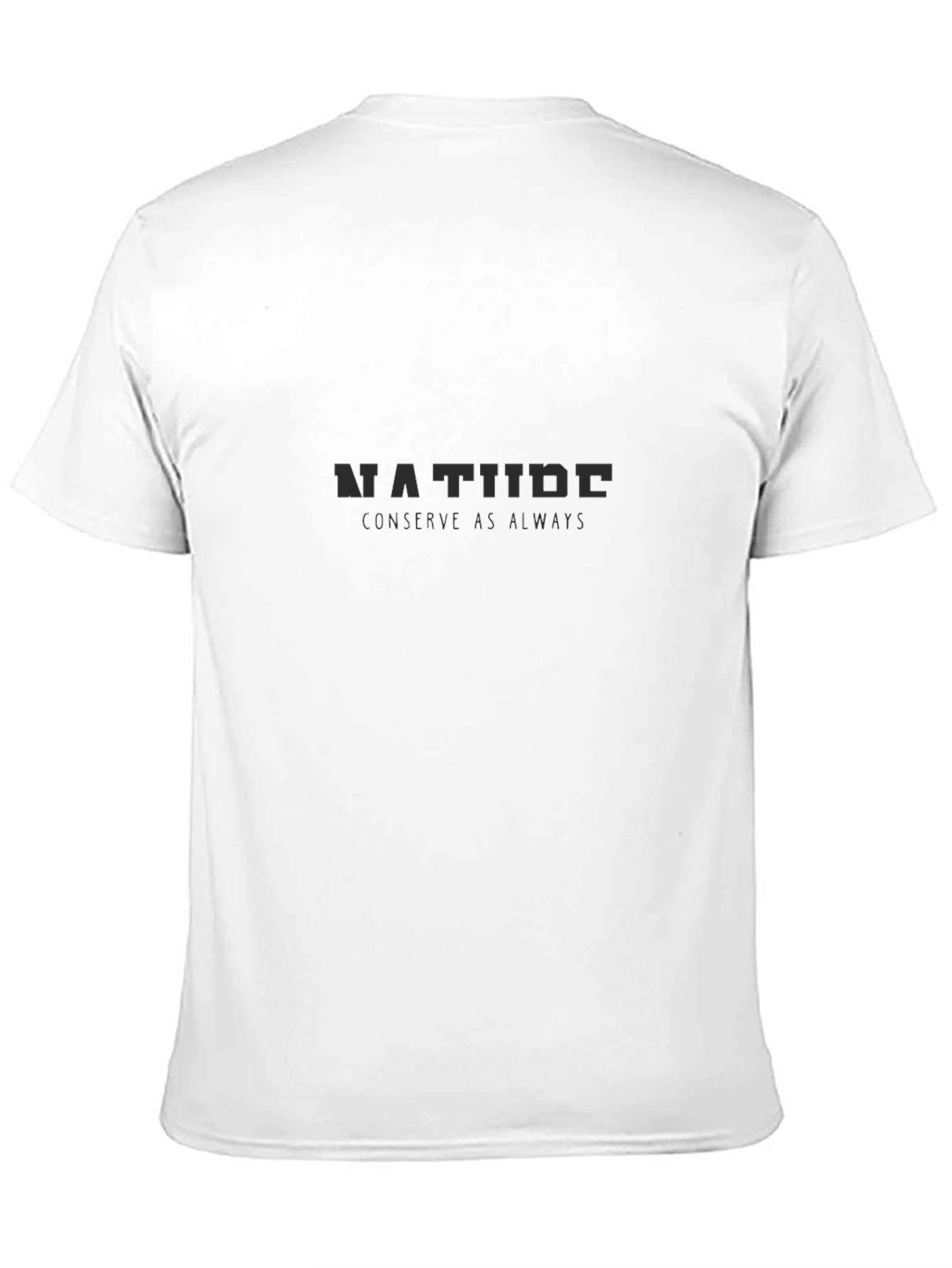 Natide Conserve as Always Black T-Shirt