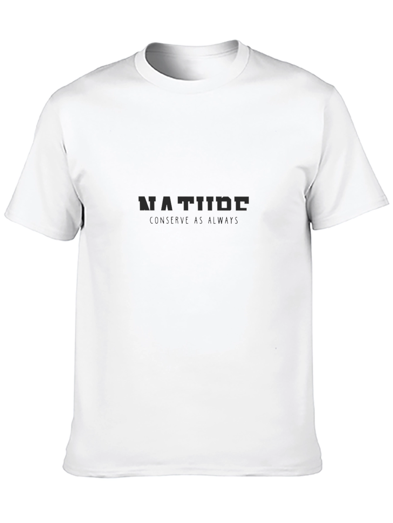 Natide Conserve as Always Black T-Shirt