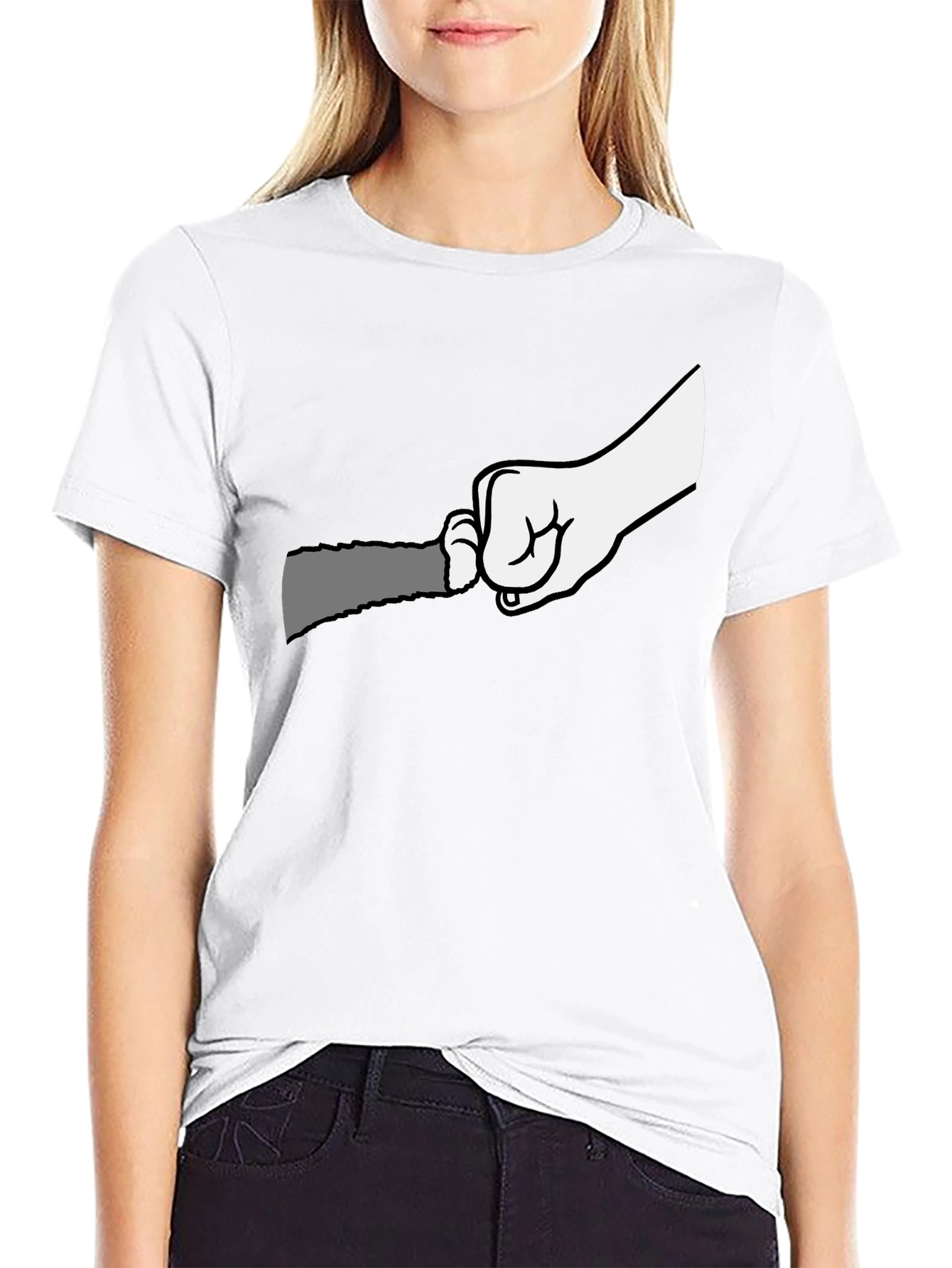 Graphic T-Shirt: Hand Holding Grater Funny Cooking Tee