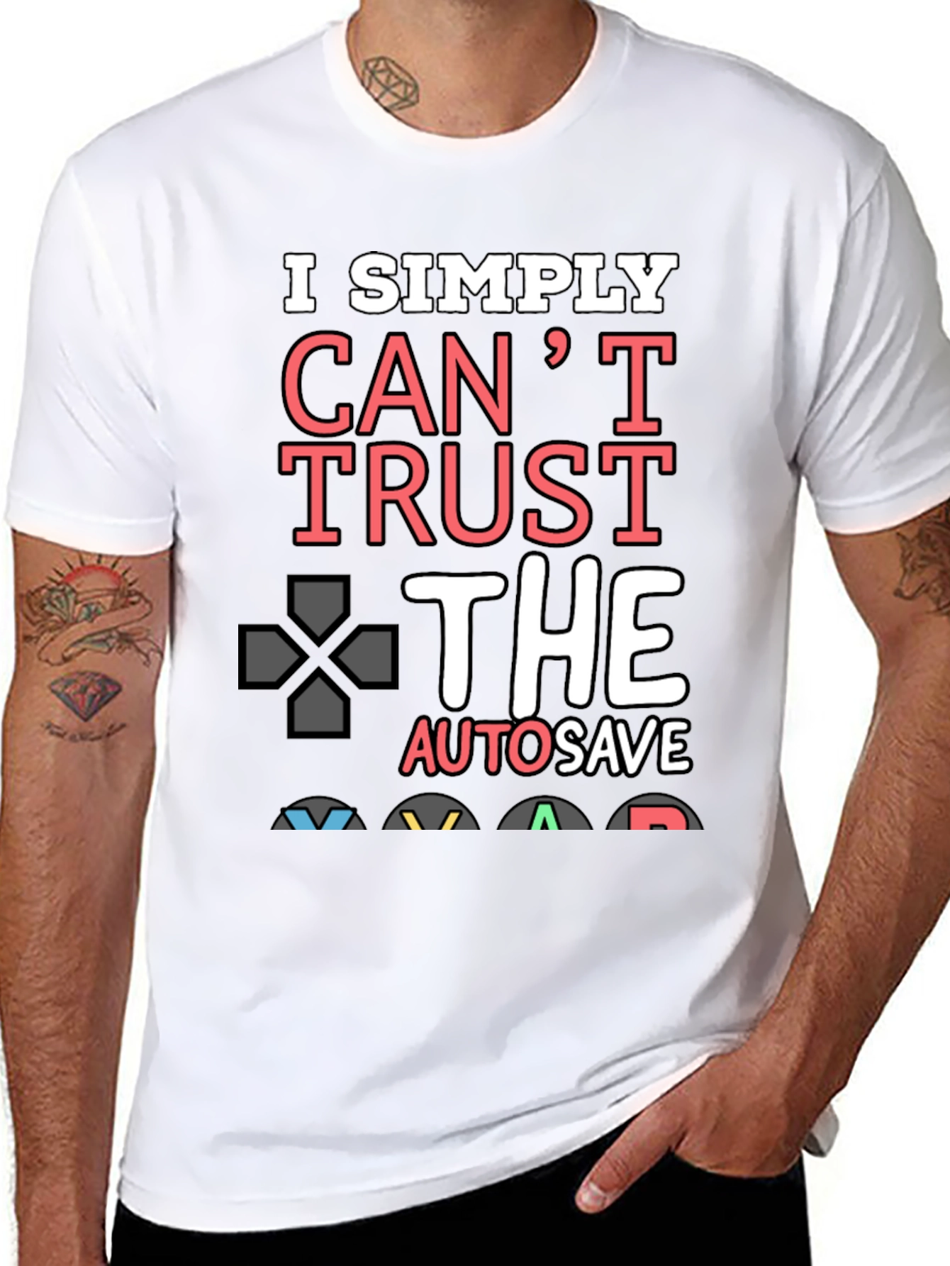 Gamer T-Shirt: I Simply Cant Trust Autosave
