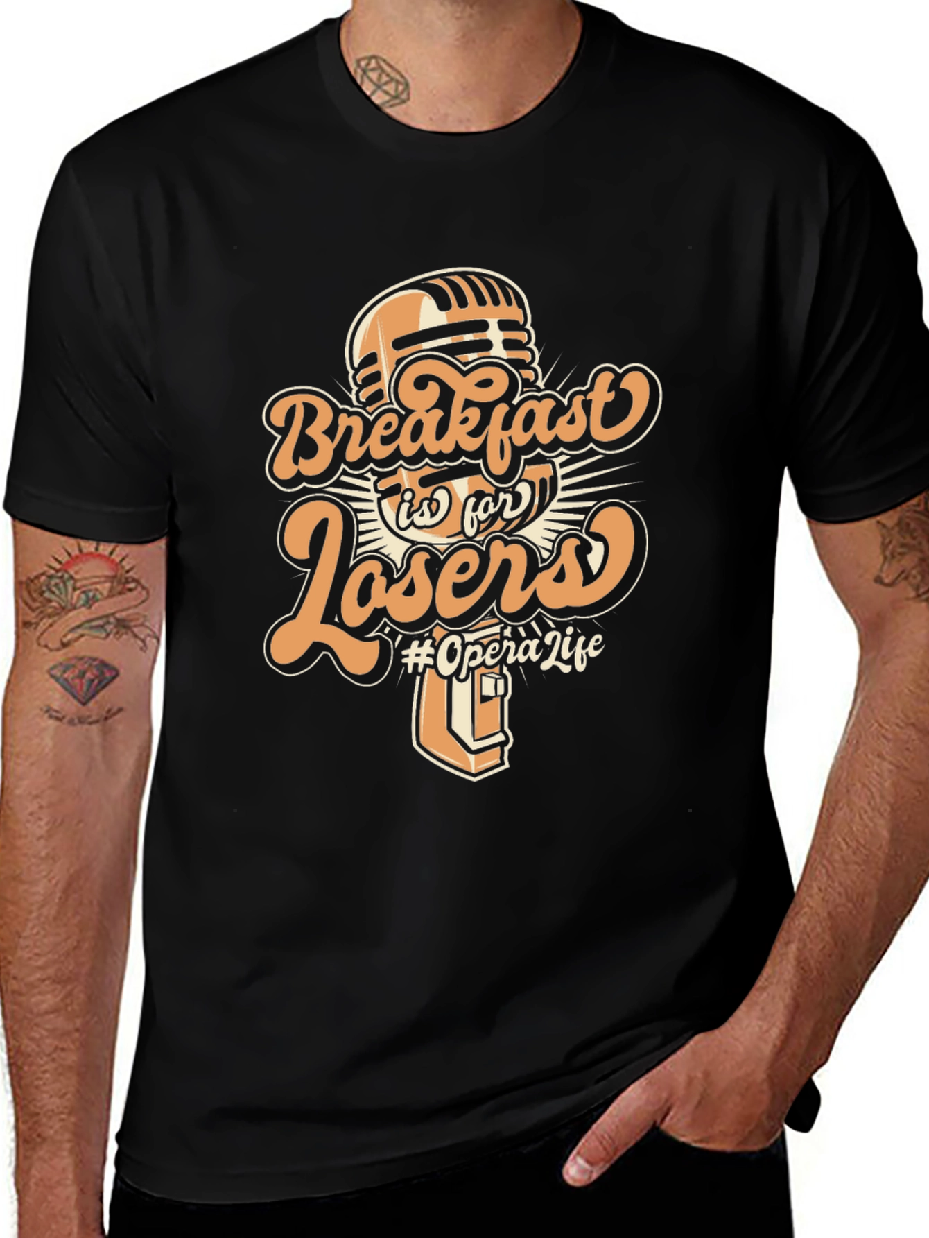 Breakfast is for Losers Graphic Tee