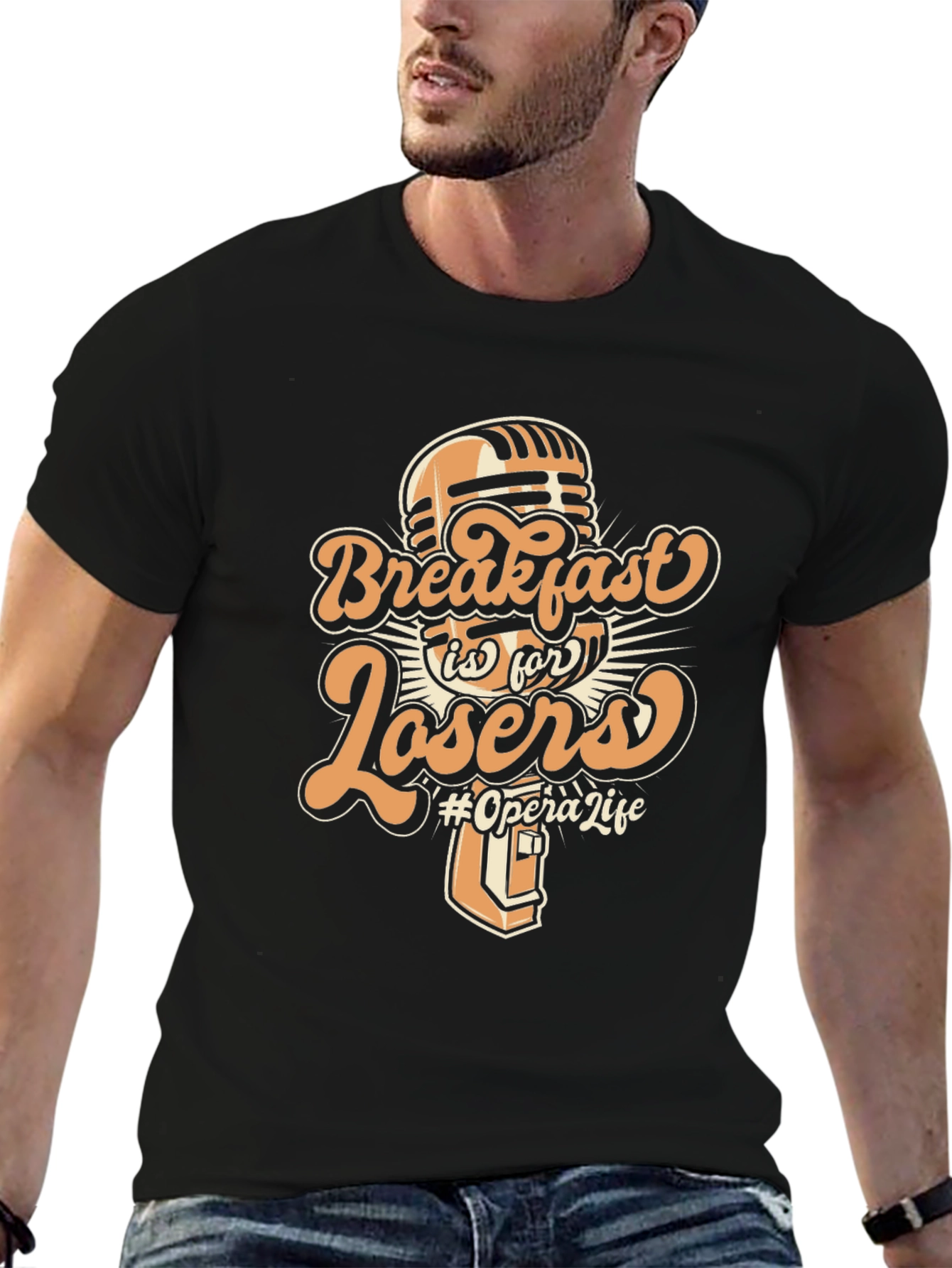 Breakfast is for Losers Graphic Tee