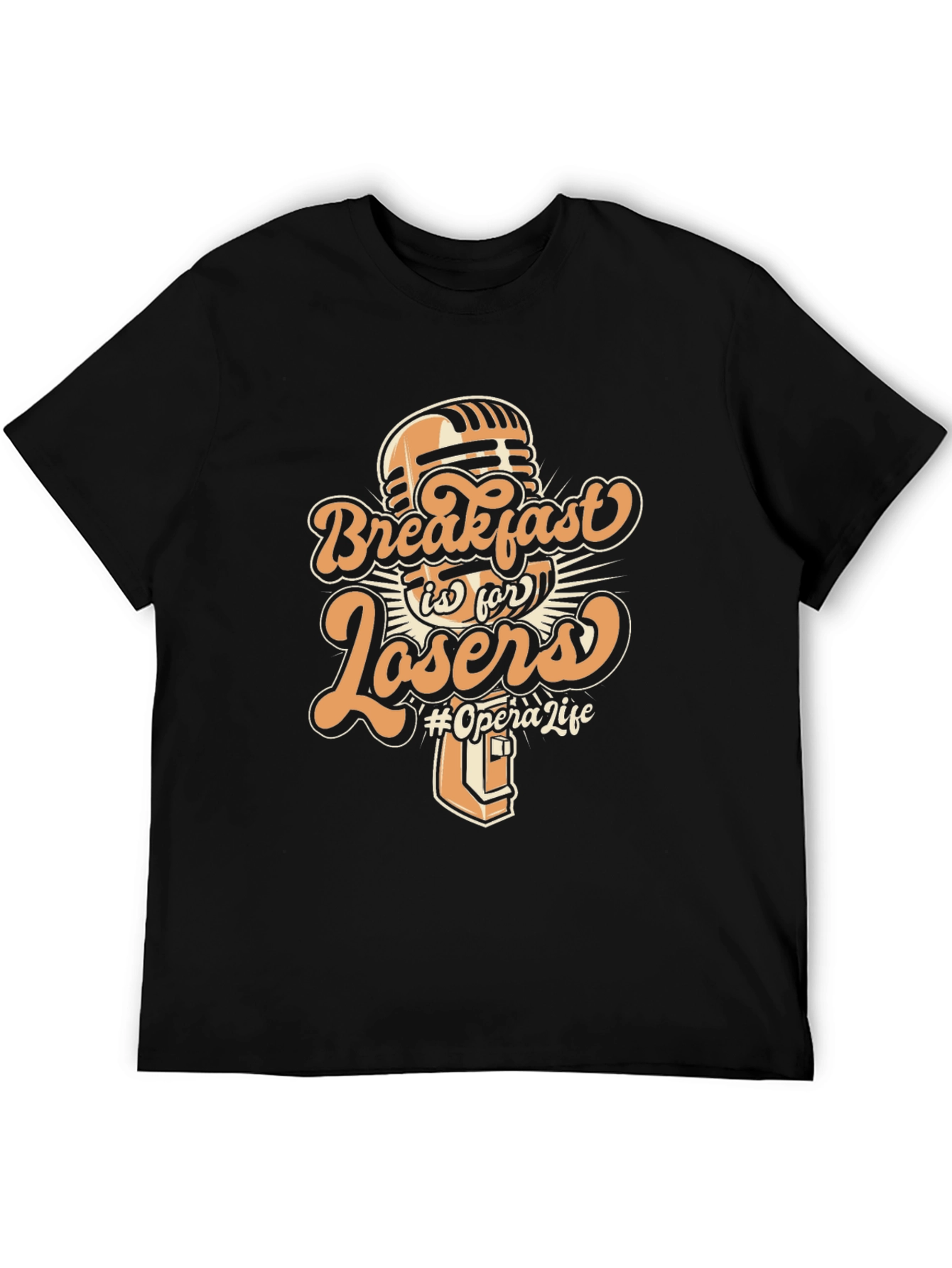 Breakfast is for Losers Graphic Tee