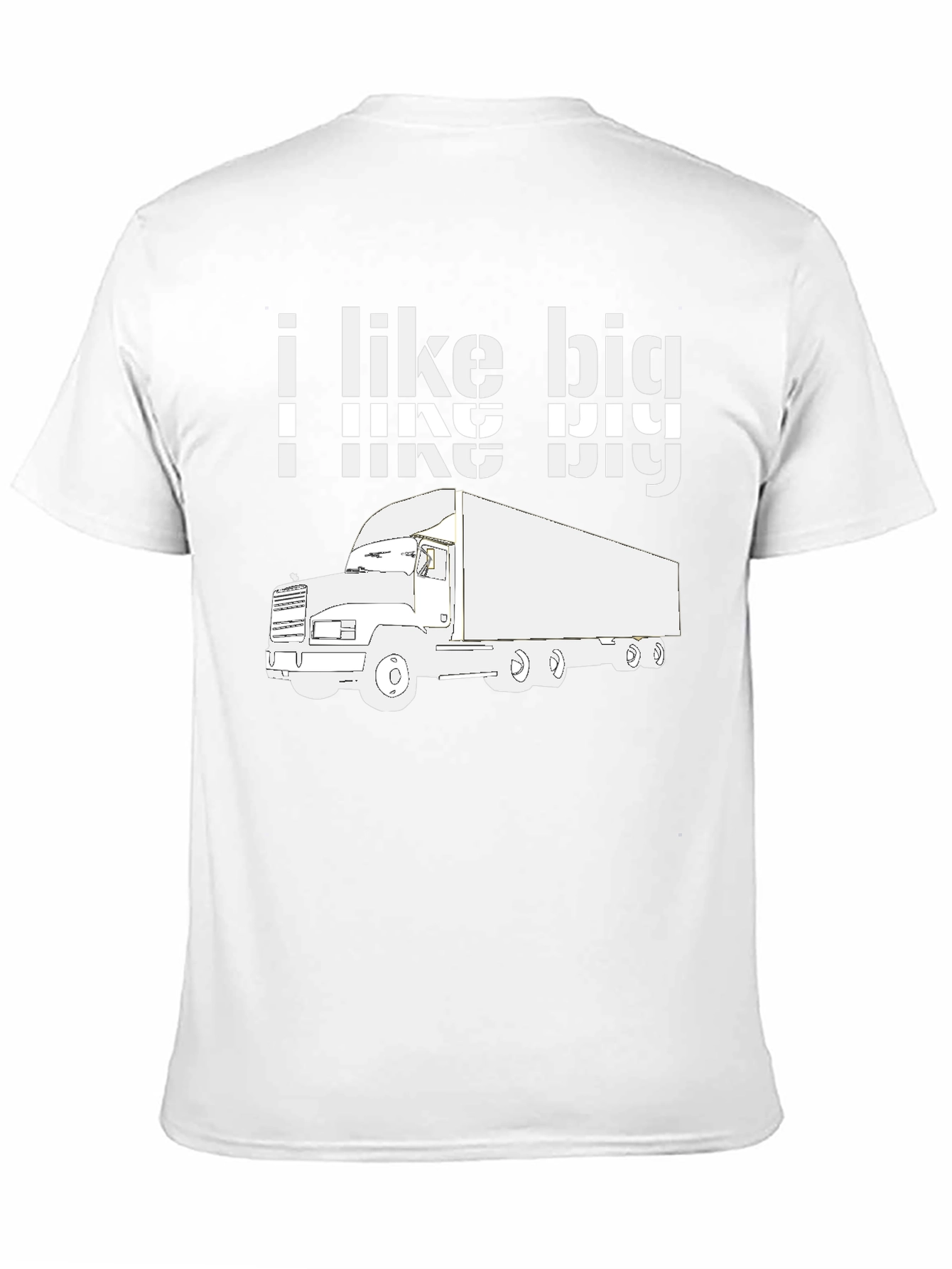 I Like Big Trucks Graphic Tee - Black