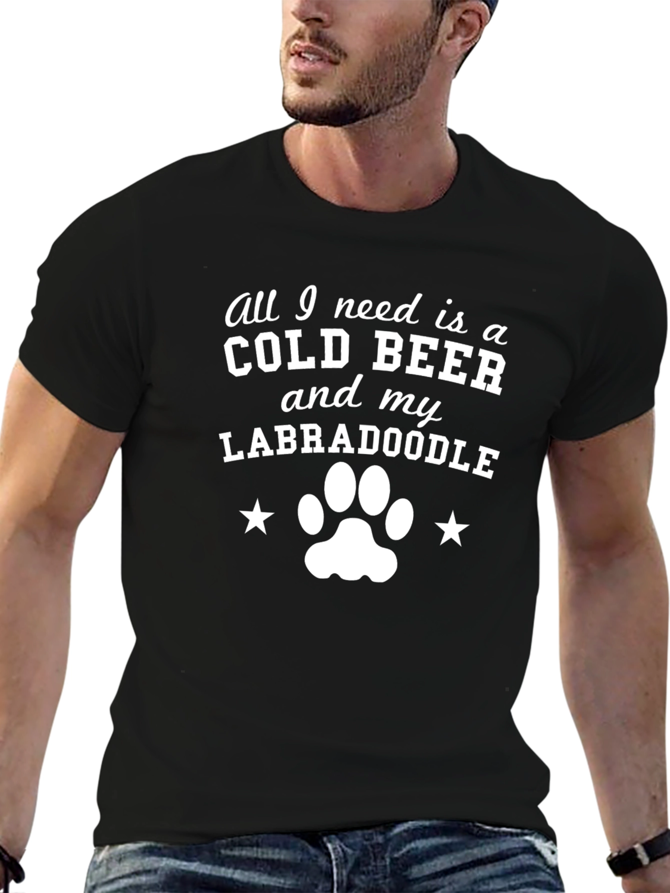 Cold Beer Labradoodle T-Shirt