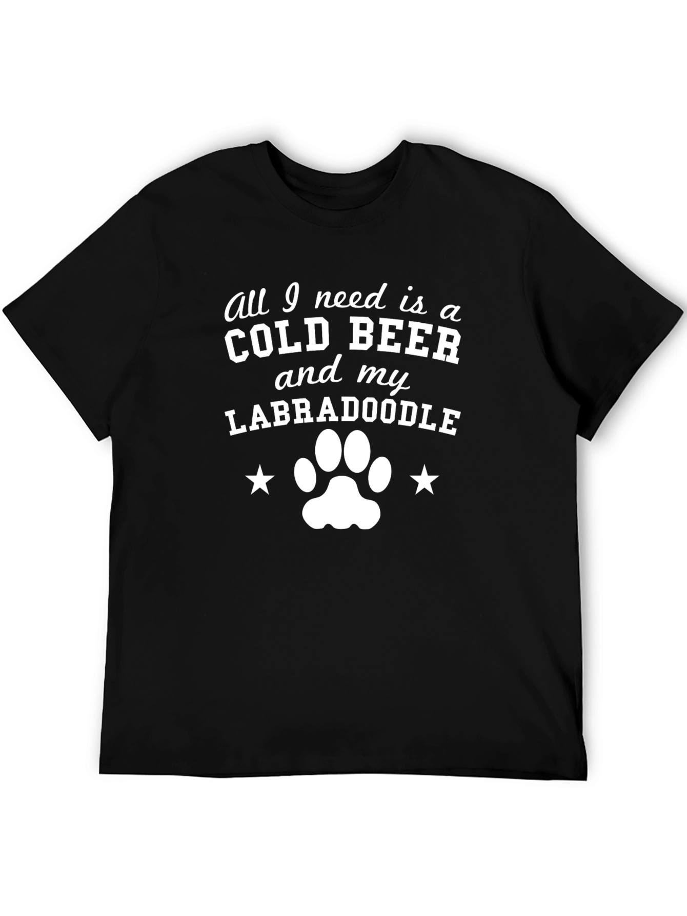 Cold Beer Labradoodle T-Shirt
