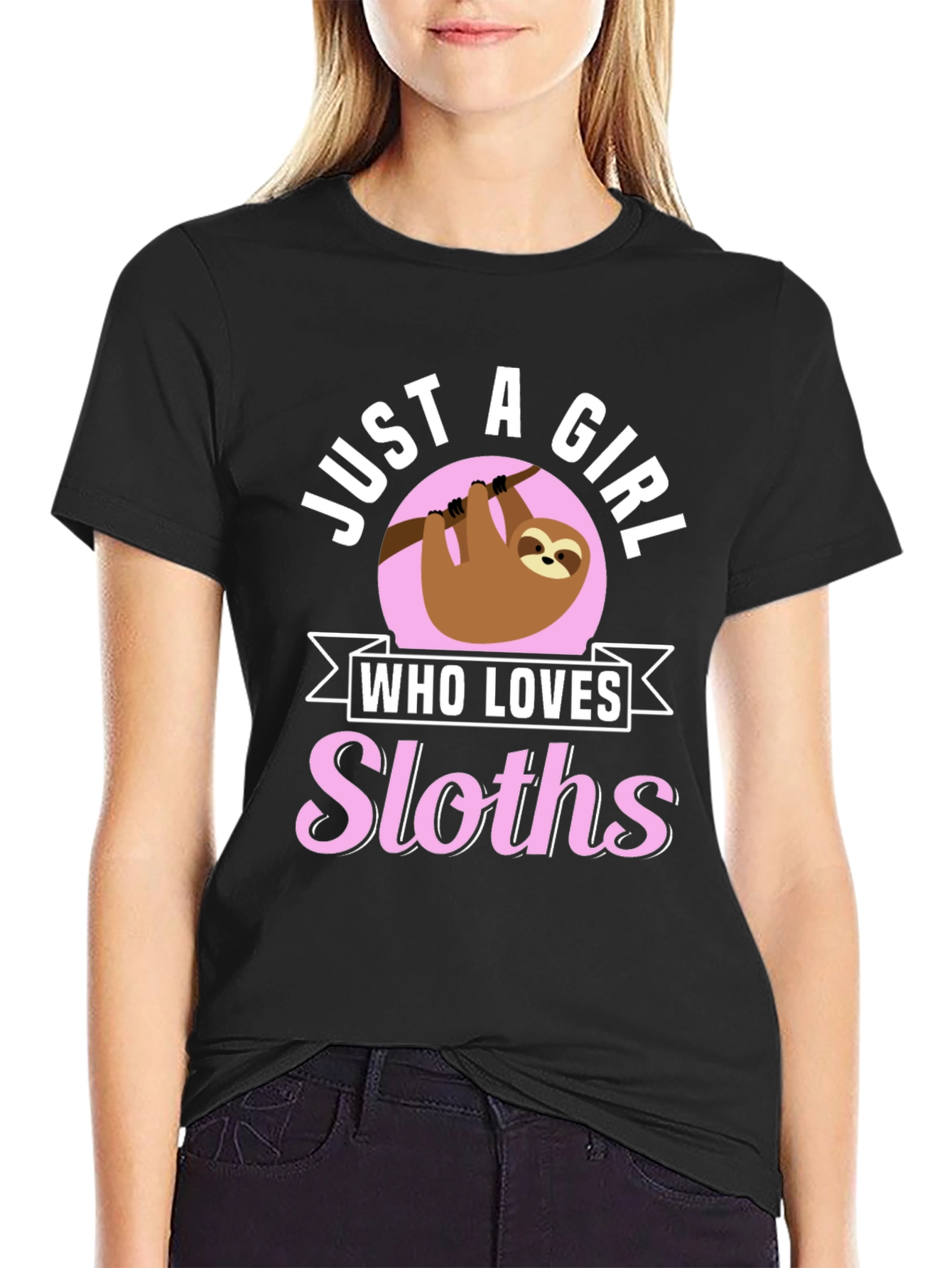 Just a Girl Who Loves Sloths T-Shirt