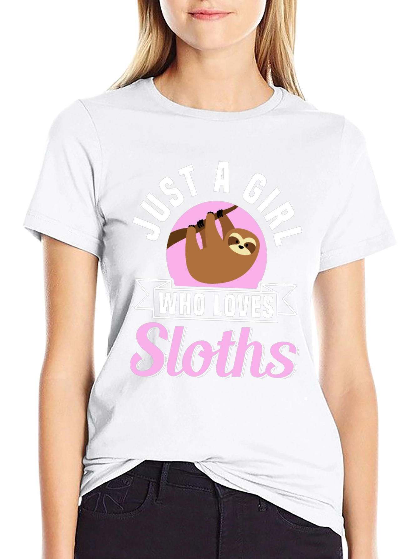 Just a Girl Who Loves Sloths T-Shirt