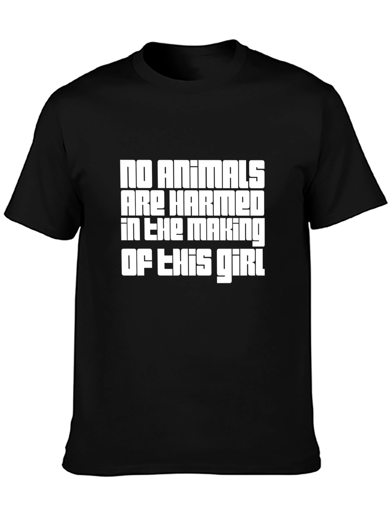Humorous Vegan No Animals Harmed T-Shirt