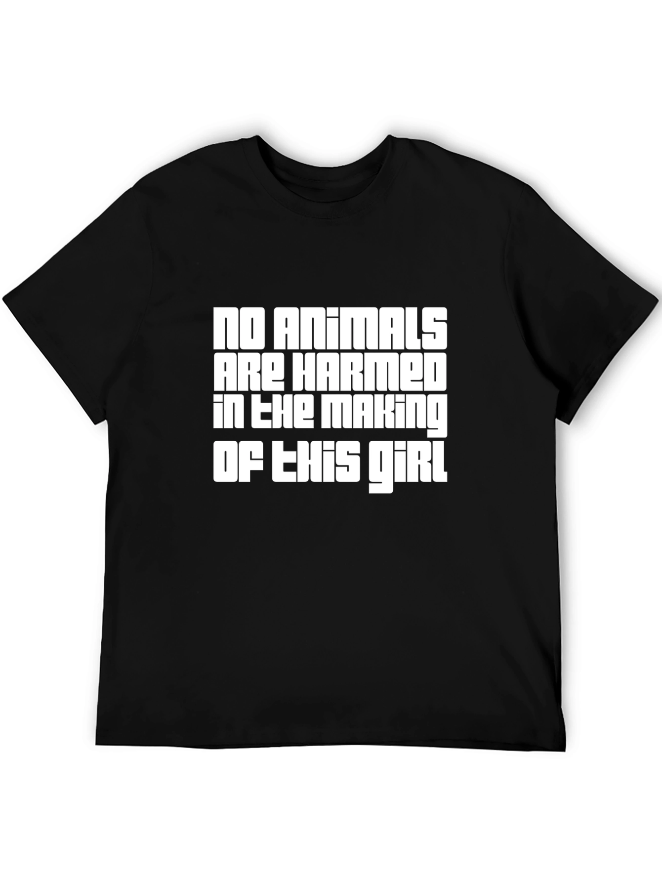 Humorous Vegan No Animals Harmed T-Shirt
