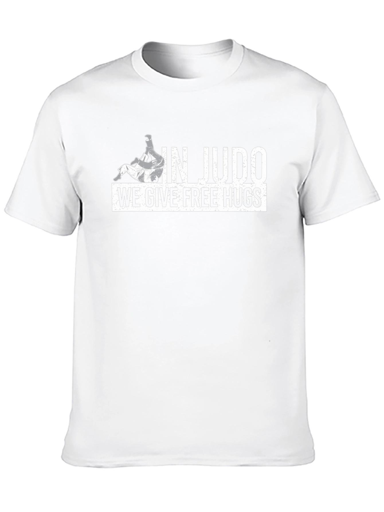 In Judo We Give Free Hugs - Black T-Shirt