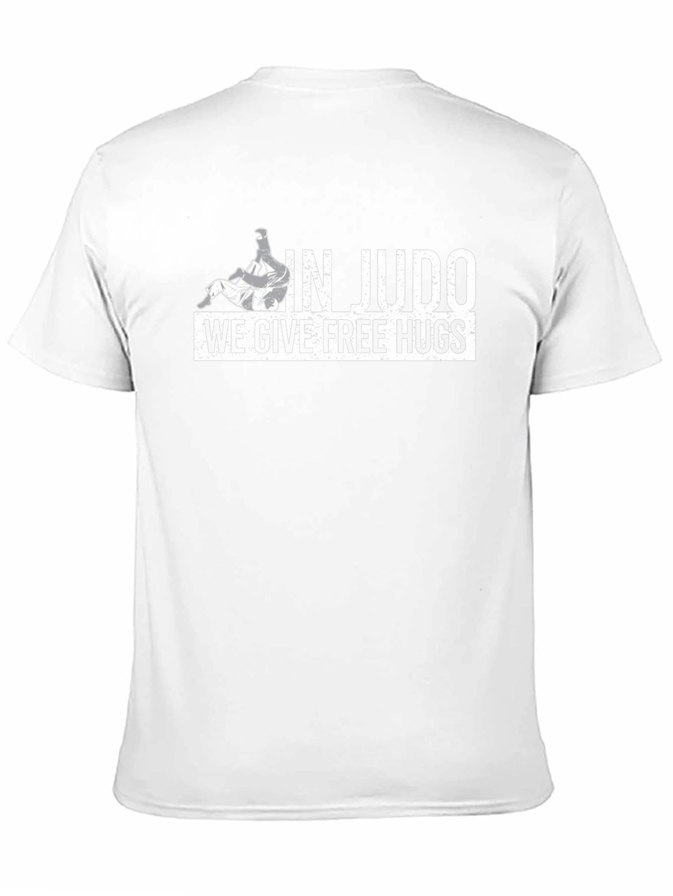 In Judo We Give Free Hugs - Black T-Shirt