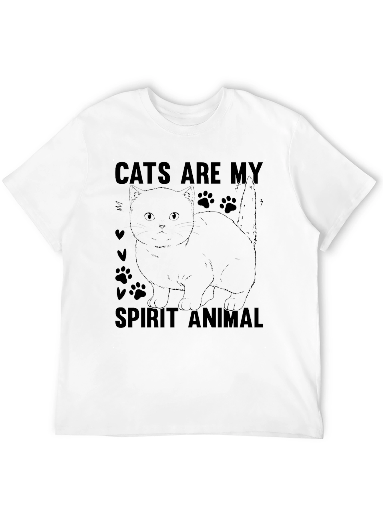 Cats Are My Spirit Animal T-Shirt Cat Lover Gift