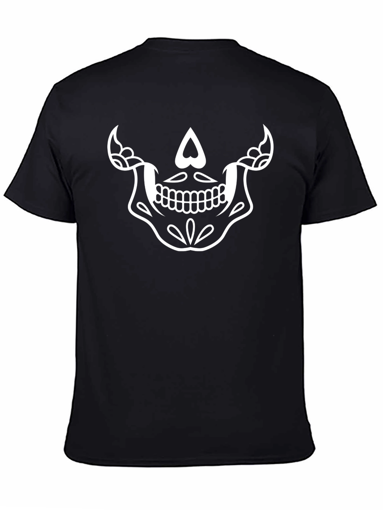 Skull Sugar Skull Black T-Shirt