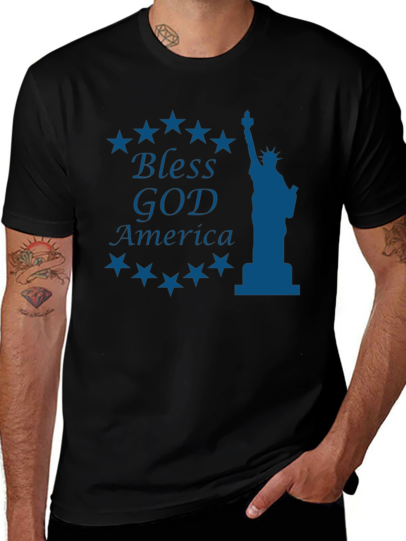Bless God America Patriotic T-Shirt