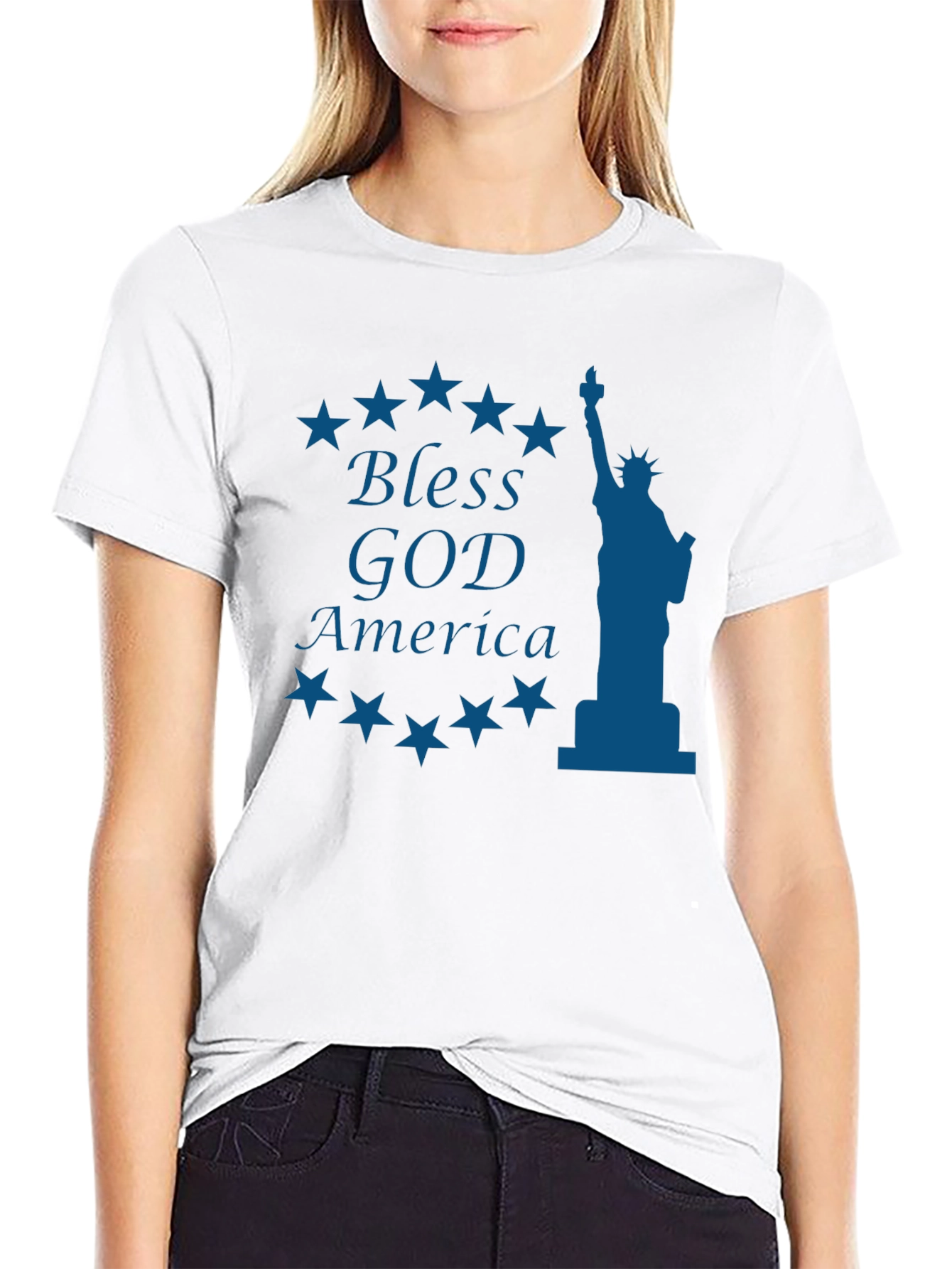 Bless God America Patriotic T-Shirt