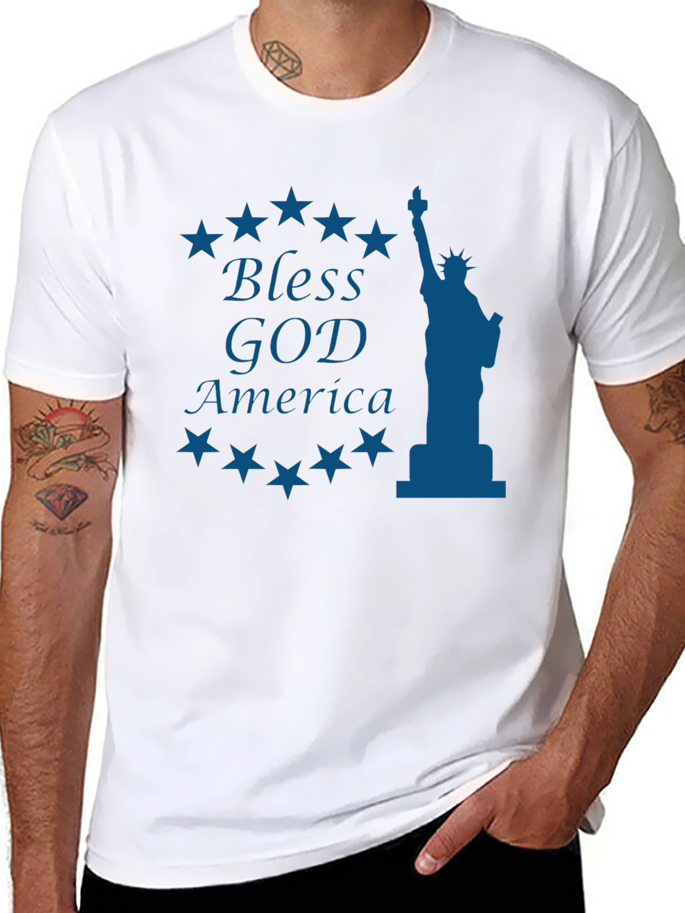 Bless God America Patriotic T-Shirt