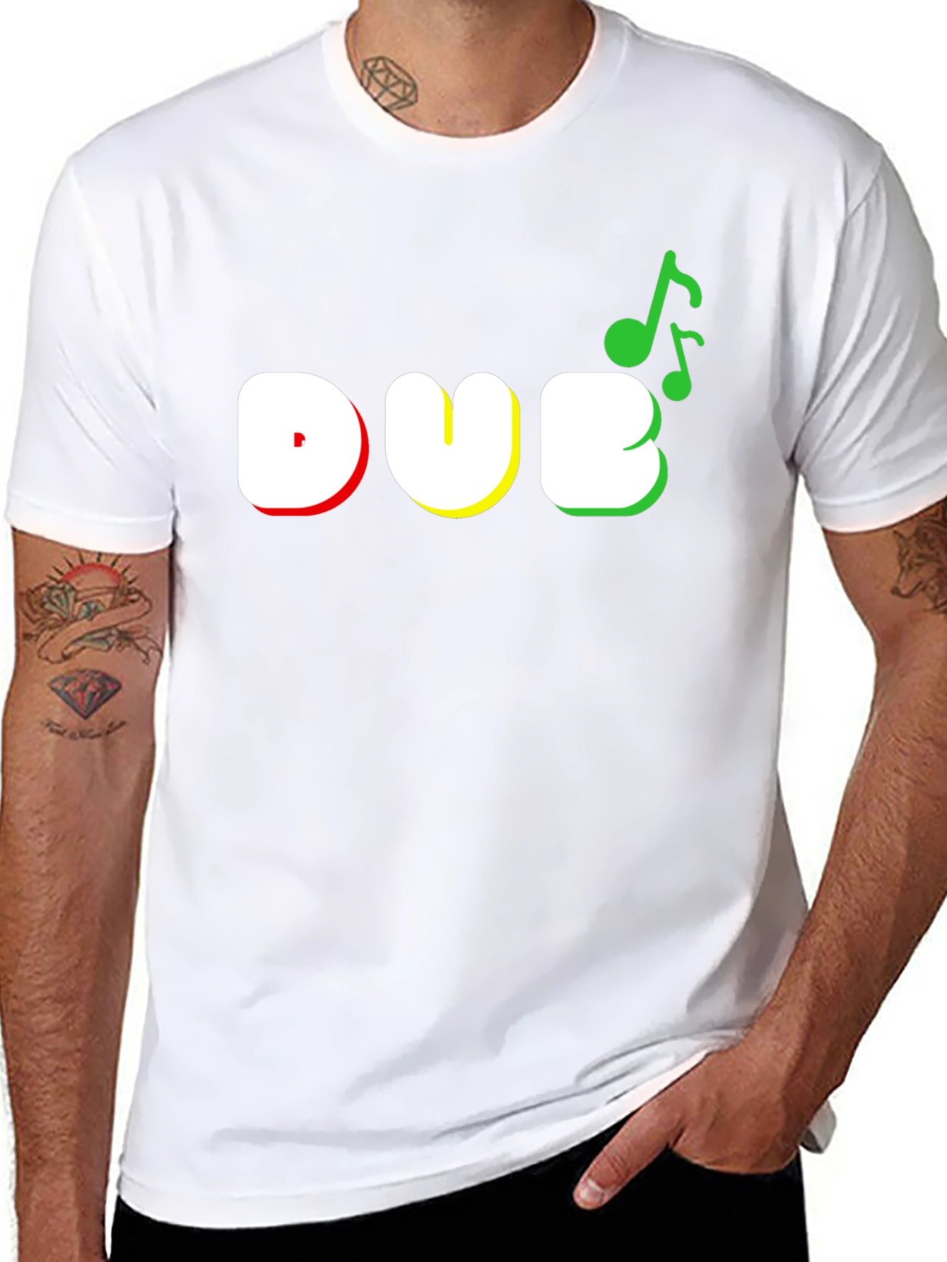 DUB Reggae Music T-Shirt - Black Cotton Tee
