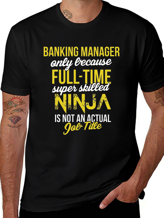 Banking Manager Ninja T-Shirt