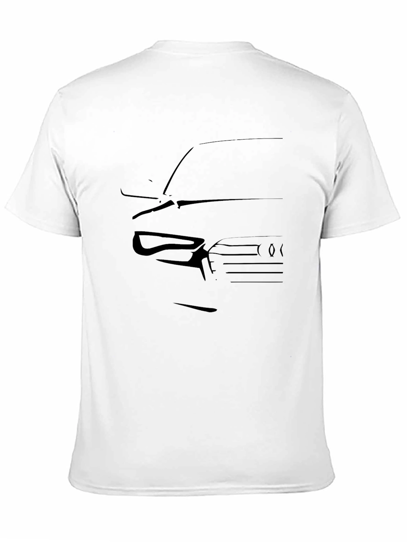 Black Car Silhouette Graphic Tee