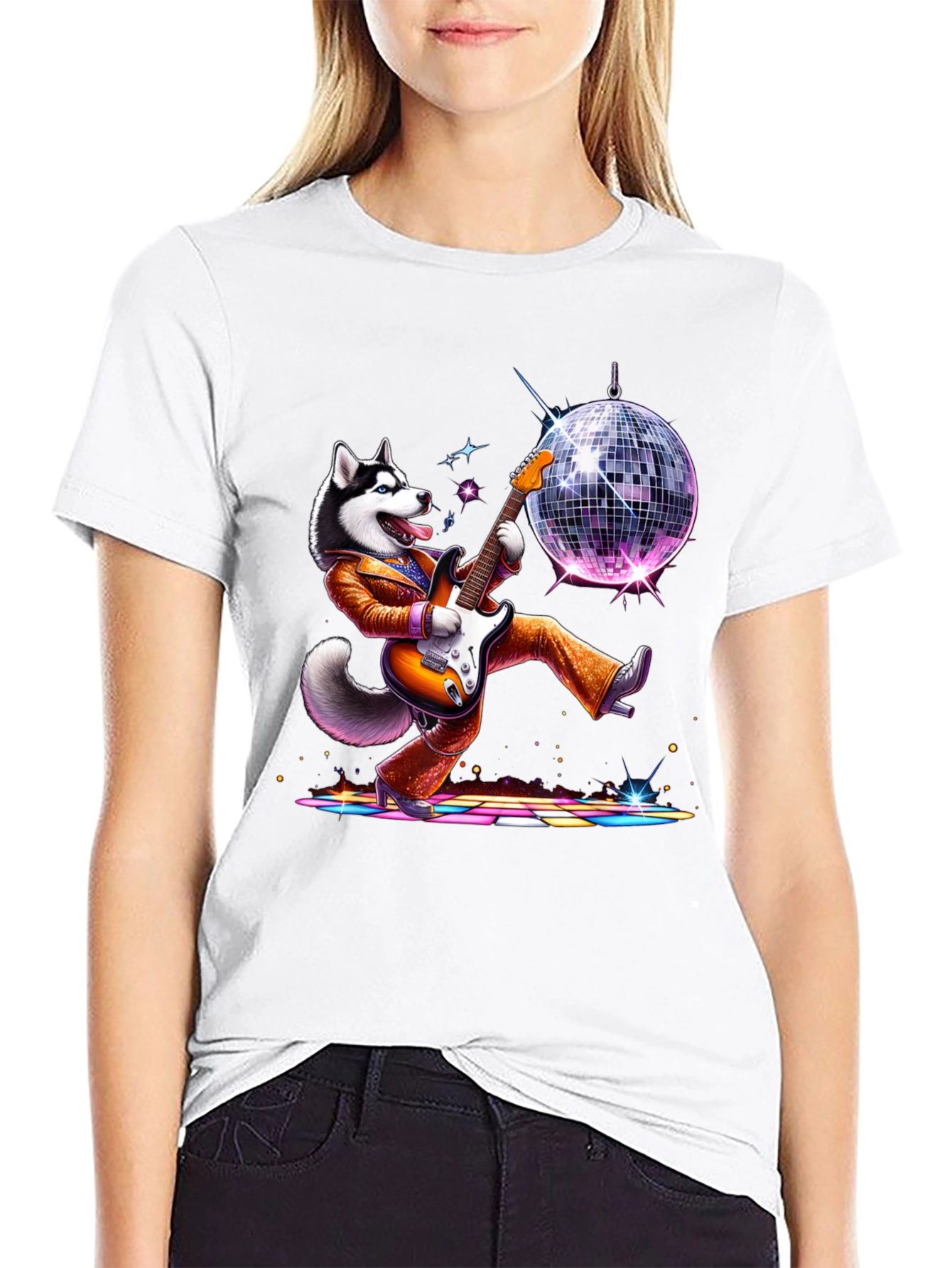 Funky Dog Disco T-Shirt