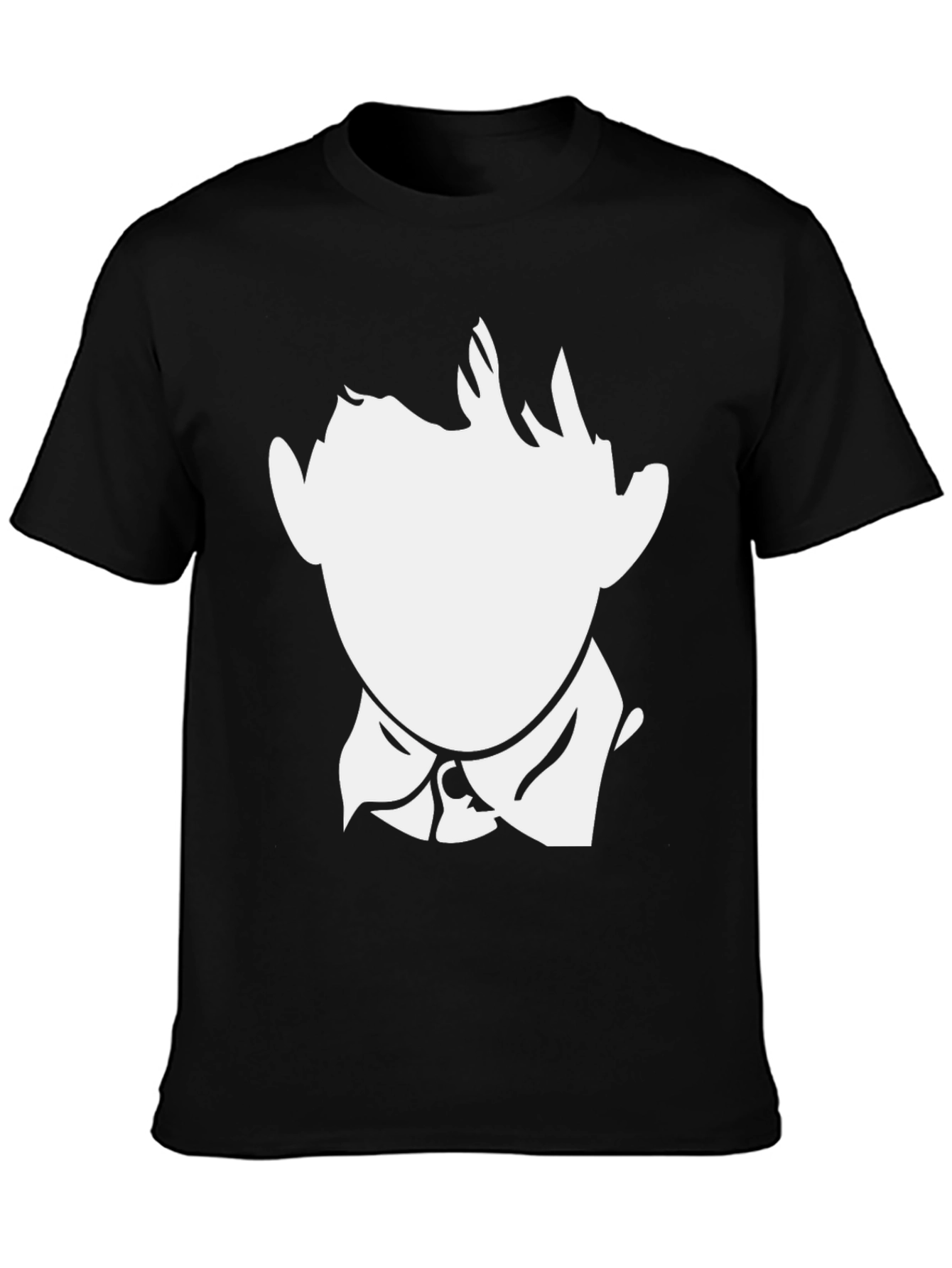 Silhouette Bowtie Graphic Black T-Shirt