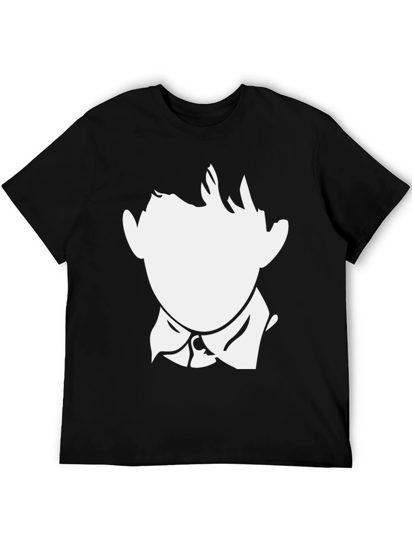 Silhouette Bowtie Graphic Black T-Shirt