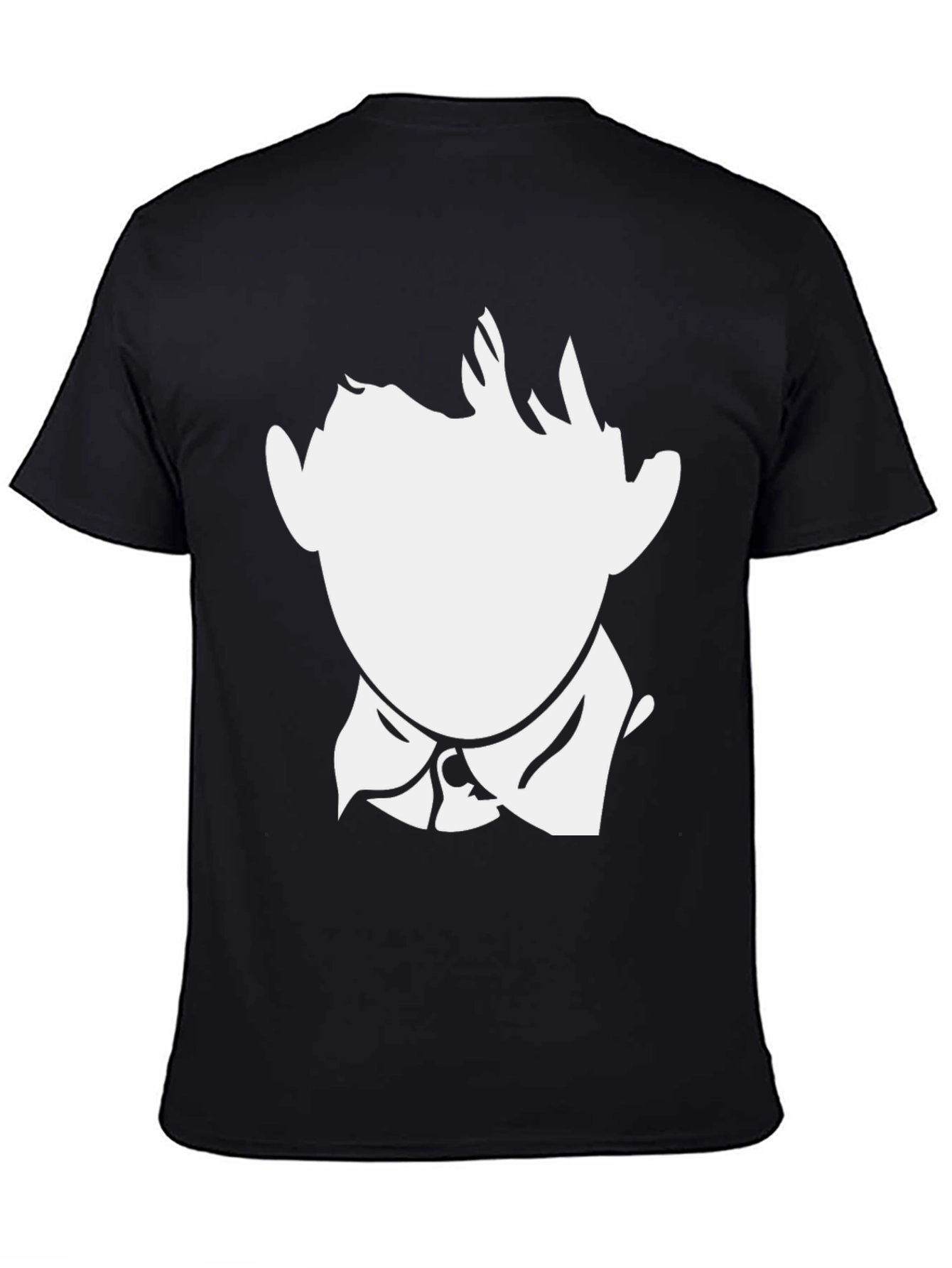 Silhouette Bowtie Graphic Black T-Shirt