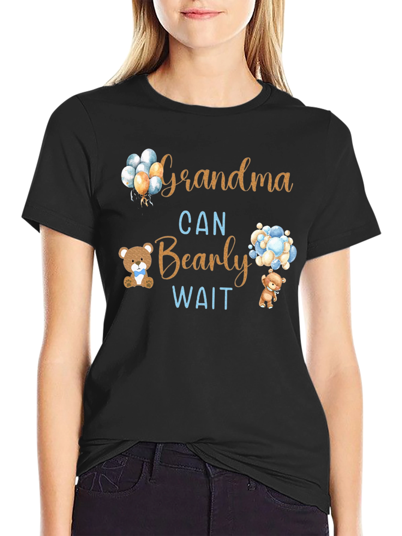 Grandma Can Bearly Wait T-Shirt