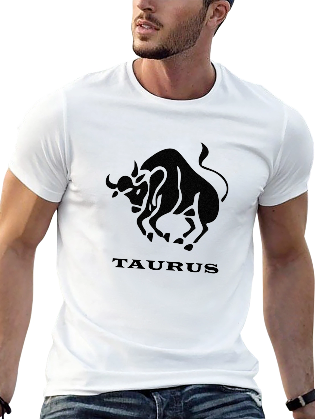 Taurus Zodiac Black Graphic Tee