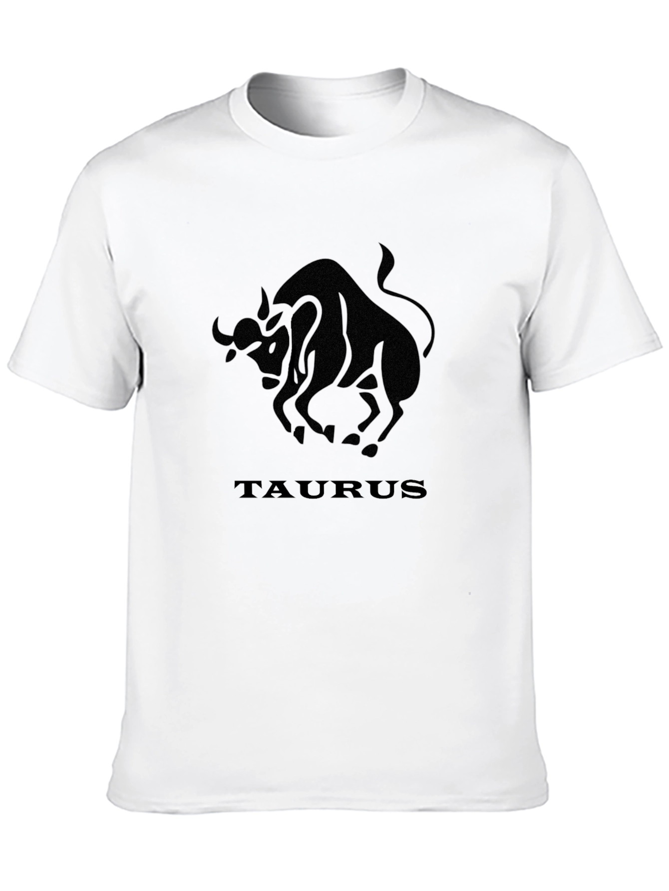 Taurus Zodiac Black Graphic Tee