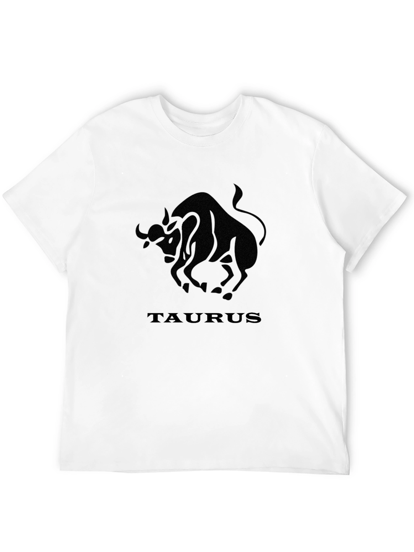 Taurus Zodiac Black Graphic Tee