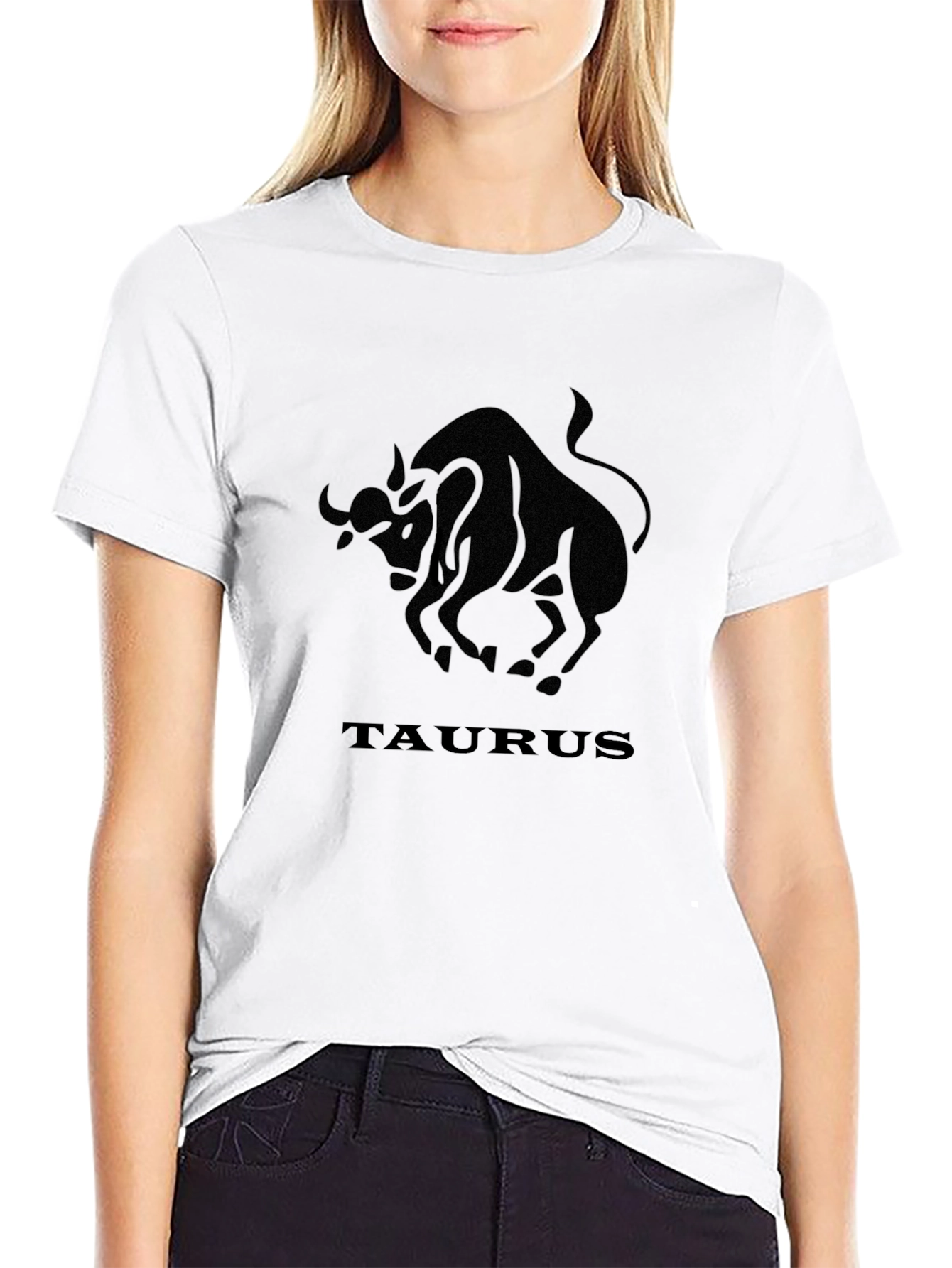 Taurus Zodiac Black Graphic Tee