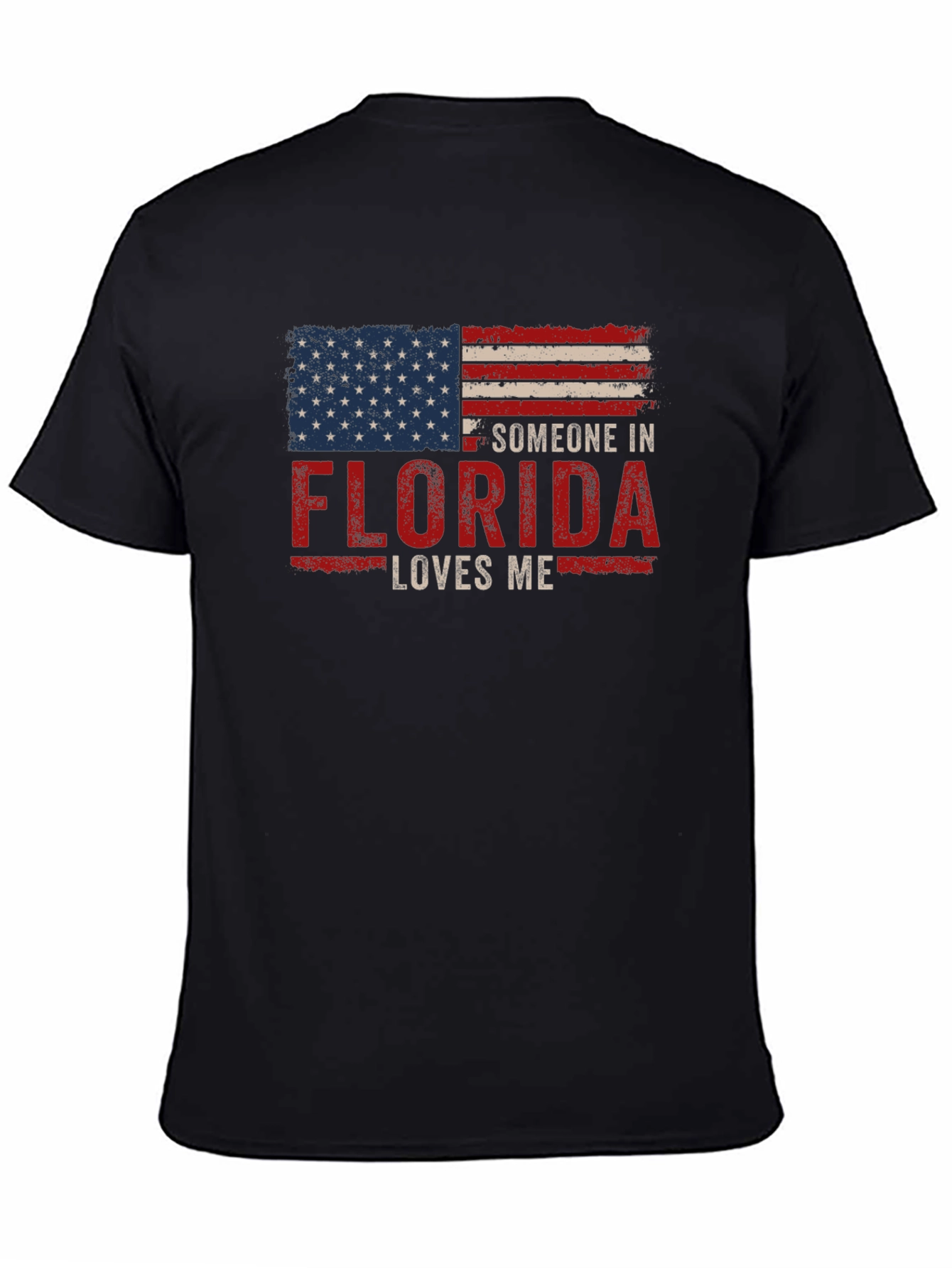 Florida Loves Me T-Shirt Patriotic Flag Design