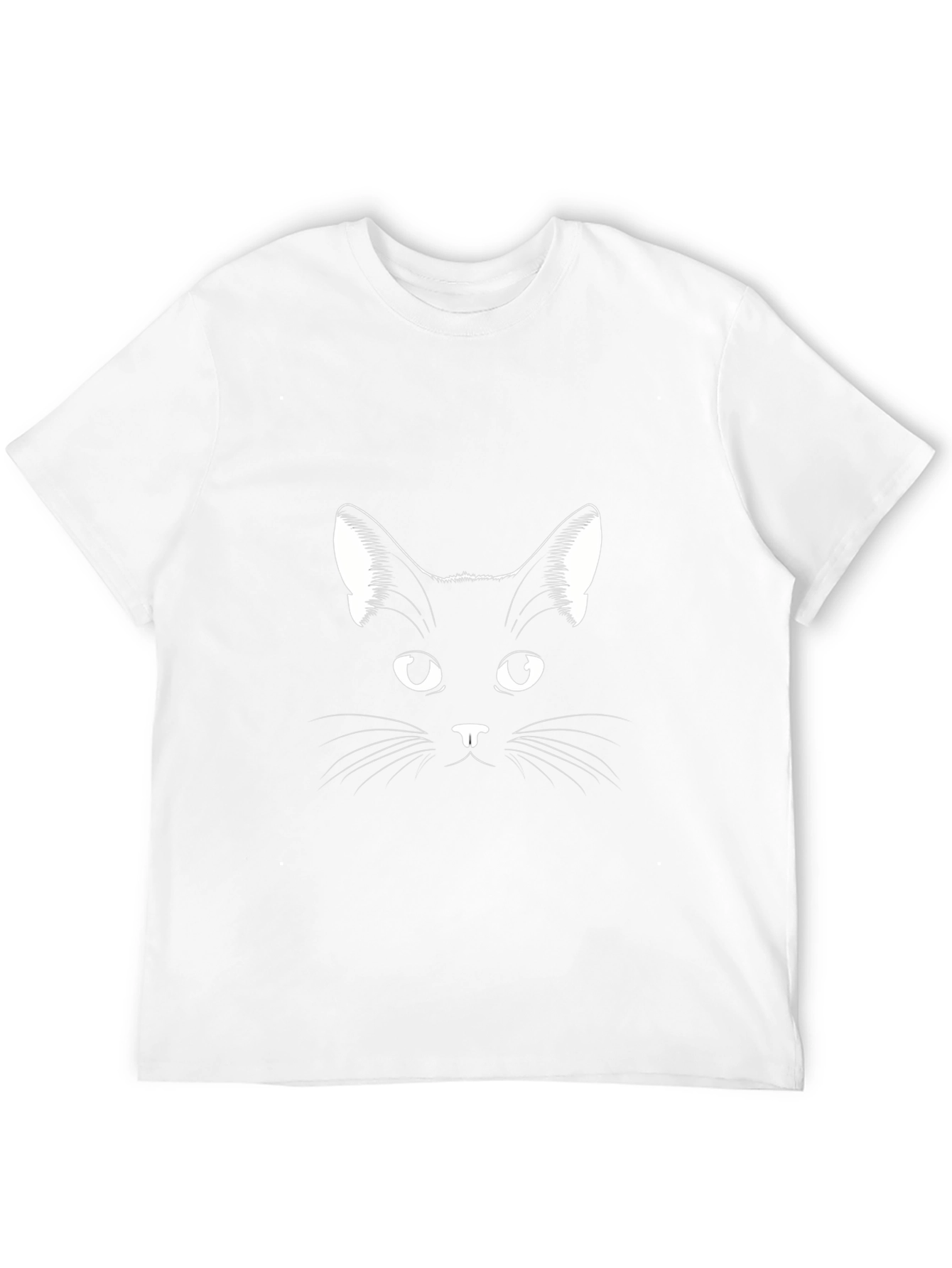 Black Cat Graphic Tee - Stylish Mens T-Shirt