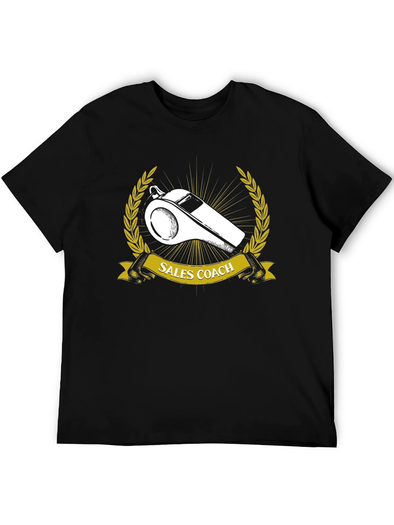 Sales Coach Whistle Graphic T-Shirt