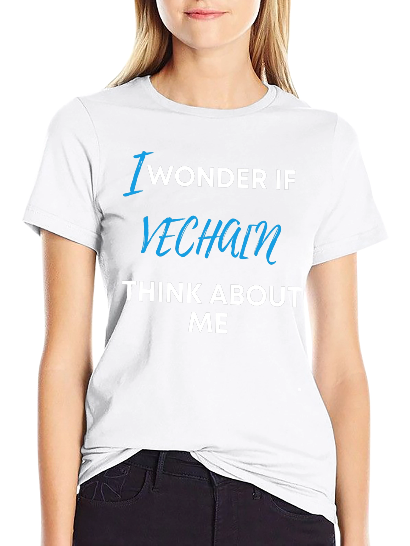 I Wonder If VeChain Thinks About Me T-Shirt