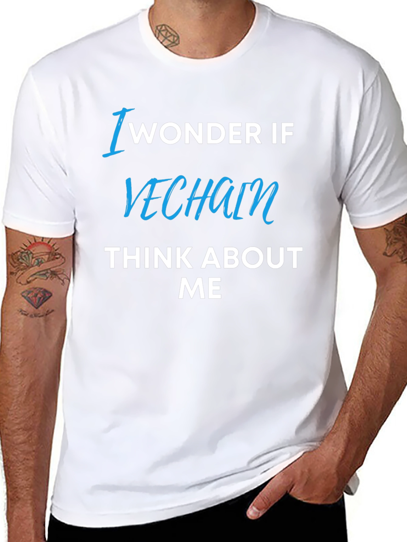 I Wonder If VeChain Thinks About Me T-Shirt
