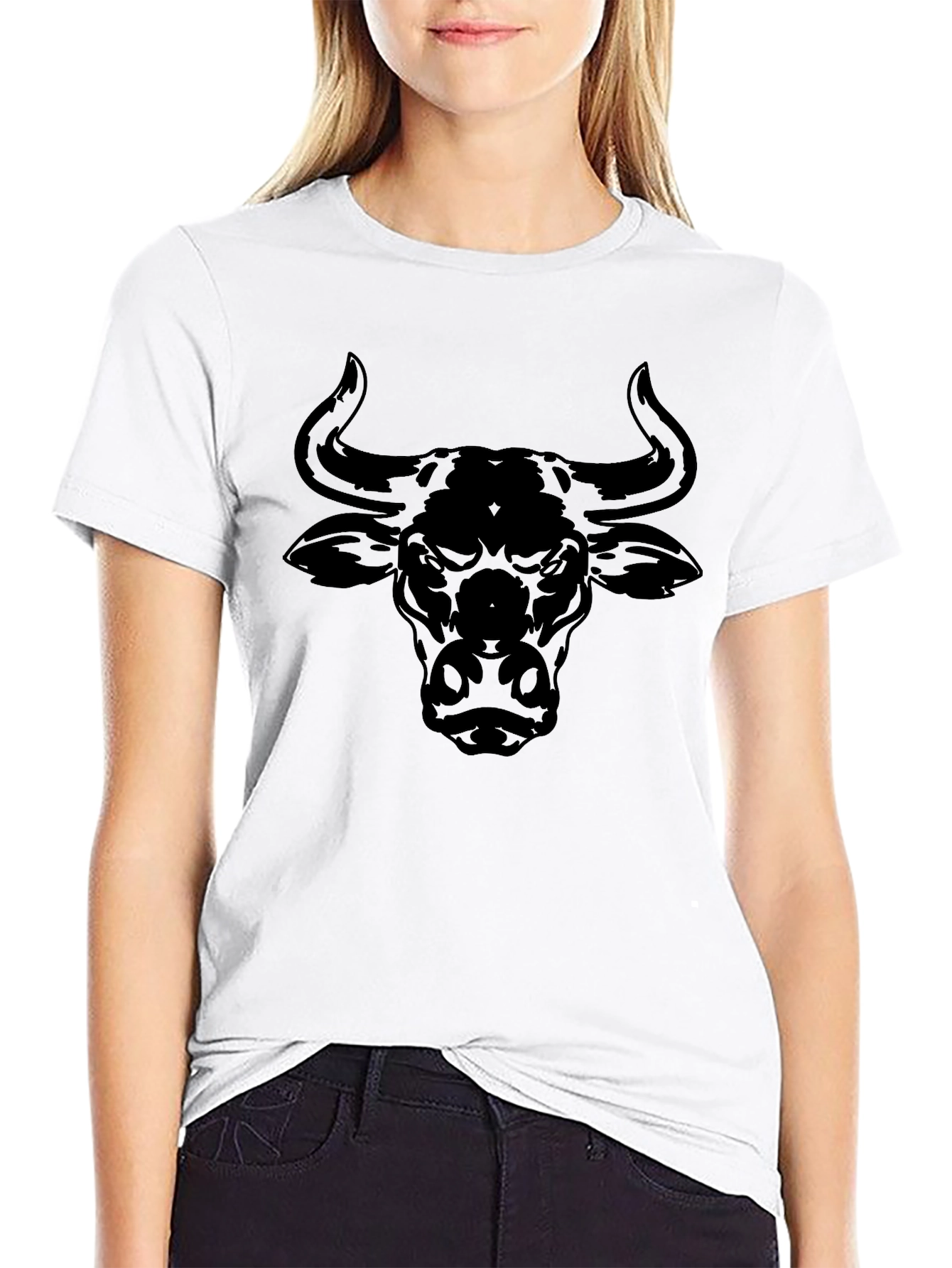 Black Bull Graphic Tee - Mens Fashion