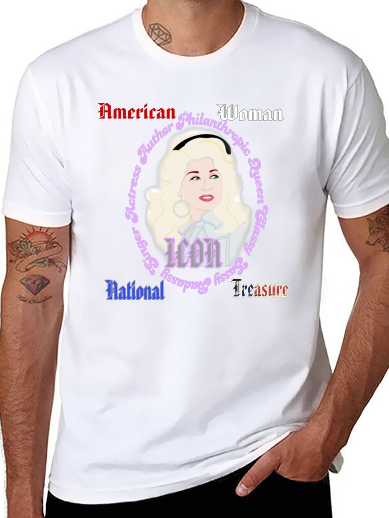 Dolly Parton American Woman T-Shirt