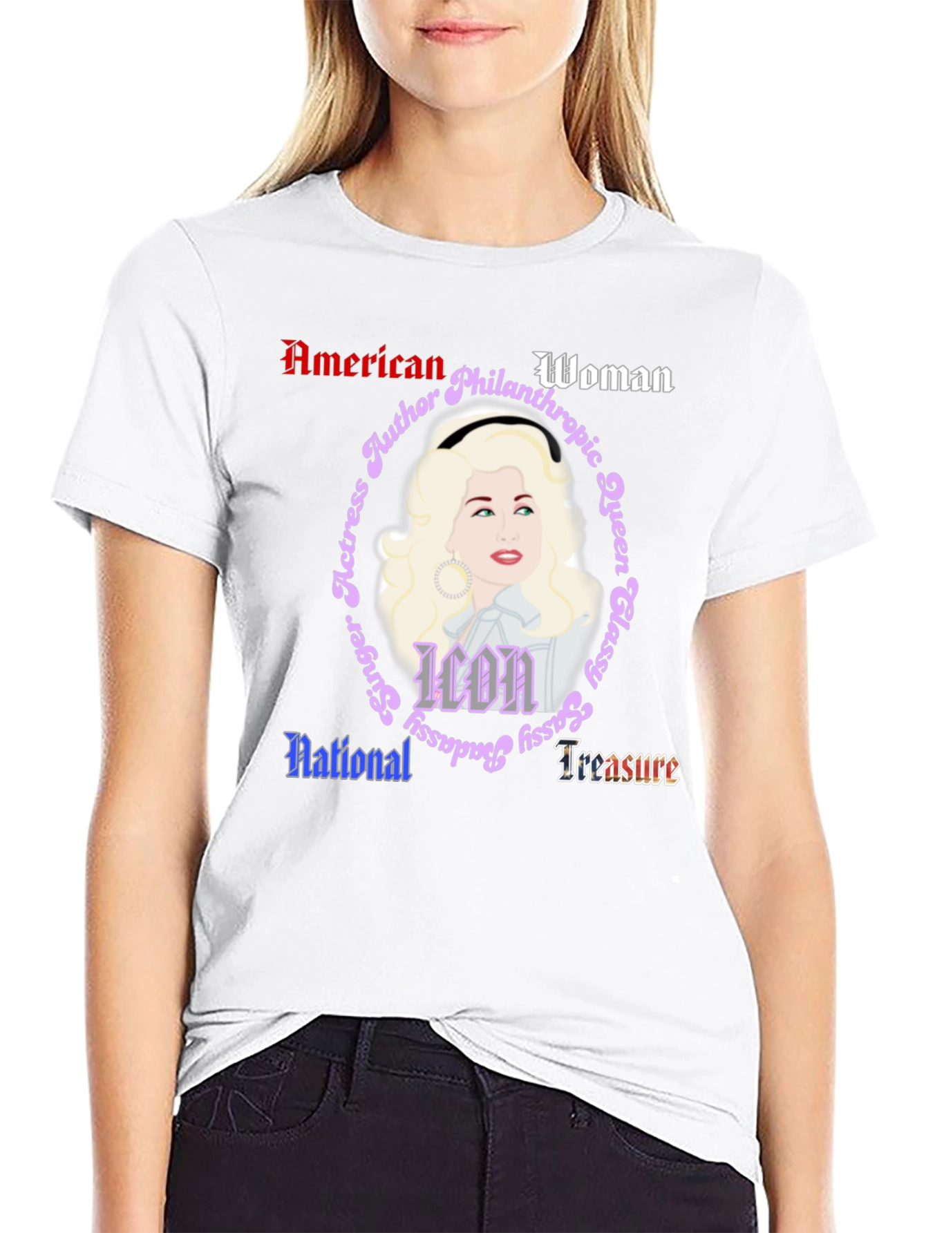 Dolly Parton American Woman T-Shirt