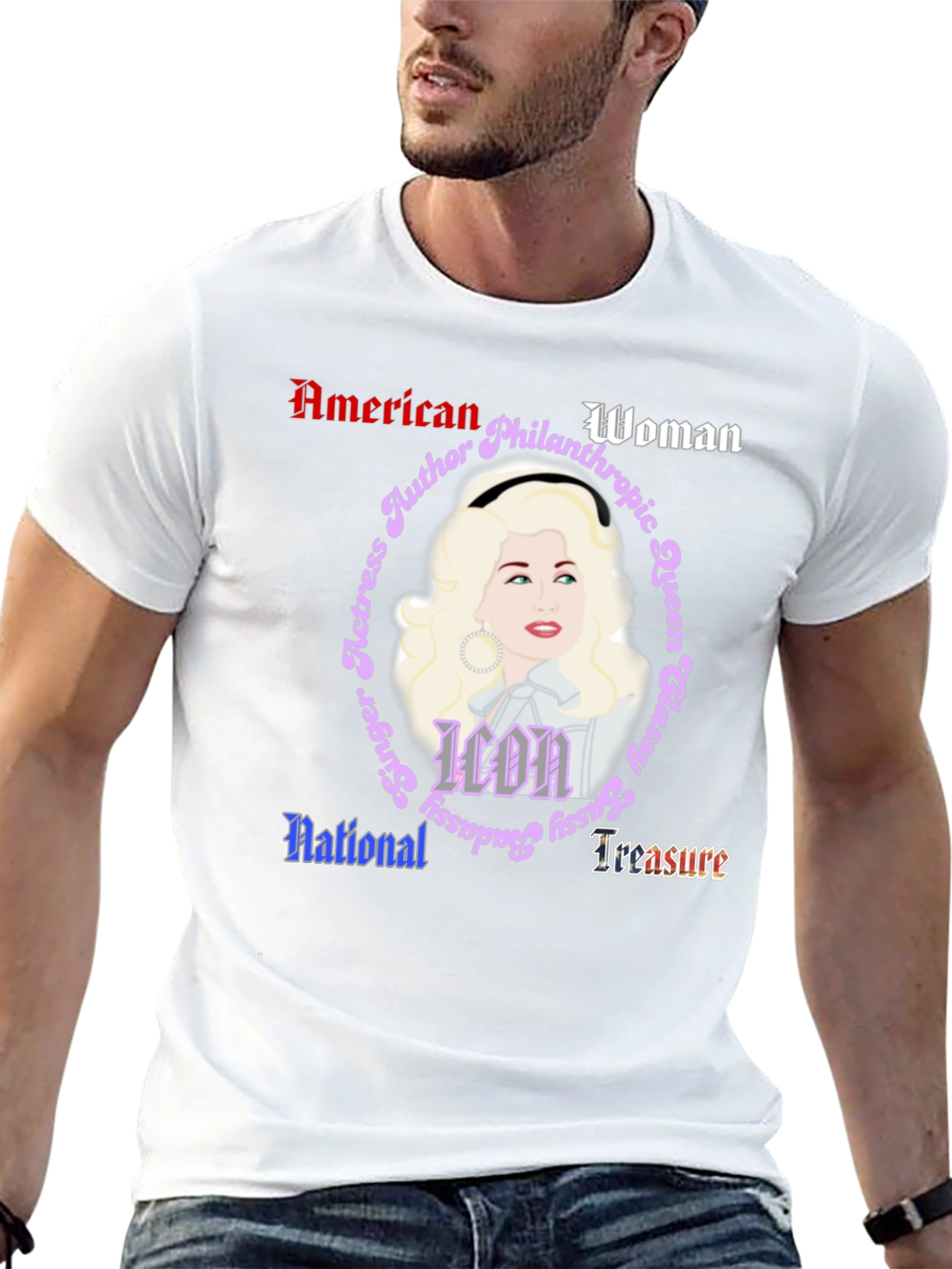 Dolly Parton American Woman T-Shirt