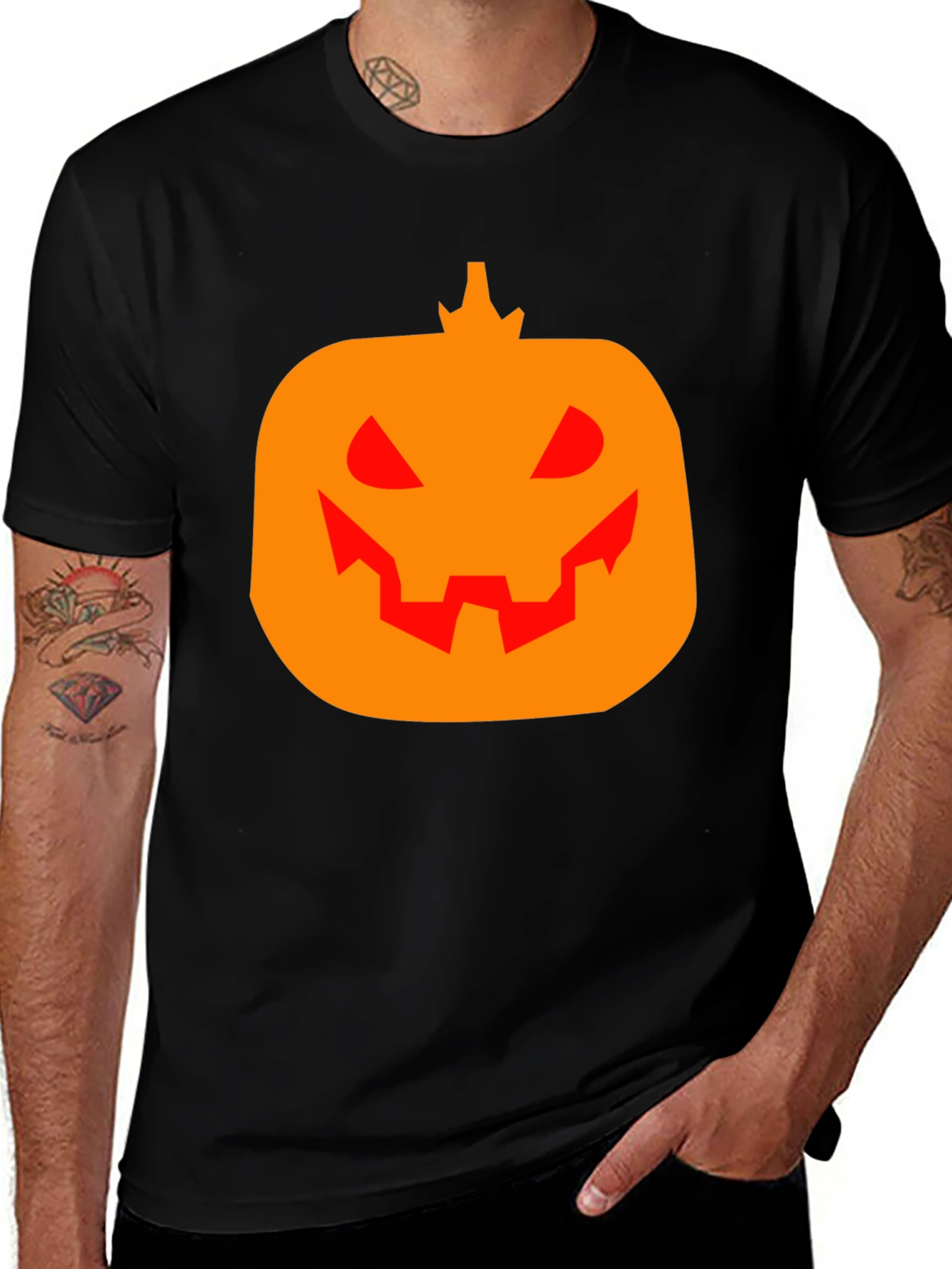 Spooky Pumpkin Halloween T-Shirt